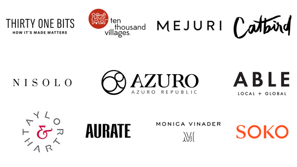 10 sustainable jewelry brand logos