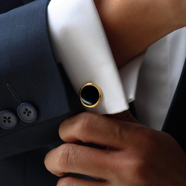 how to wear cufflinks, cufflinks how to put on, men's cufflink, Azuro republic cufflinks, how to wear cufflinks with suits
