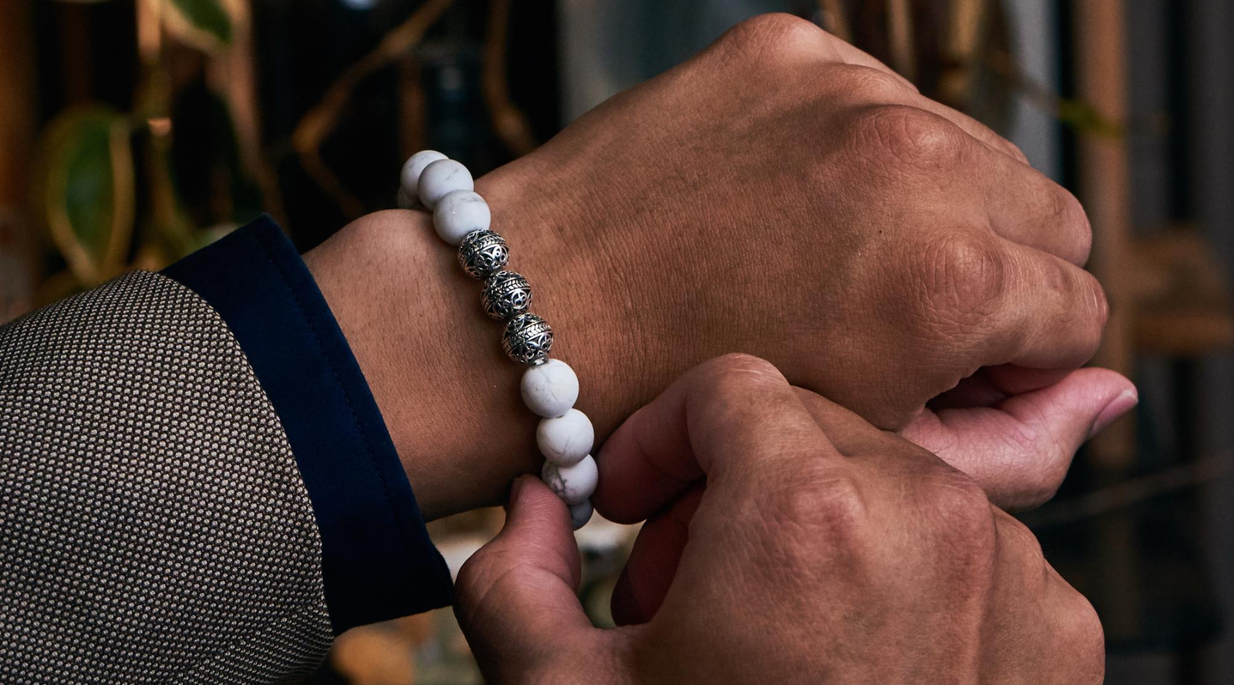 Classic MEN BEADED BRACELET