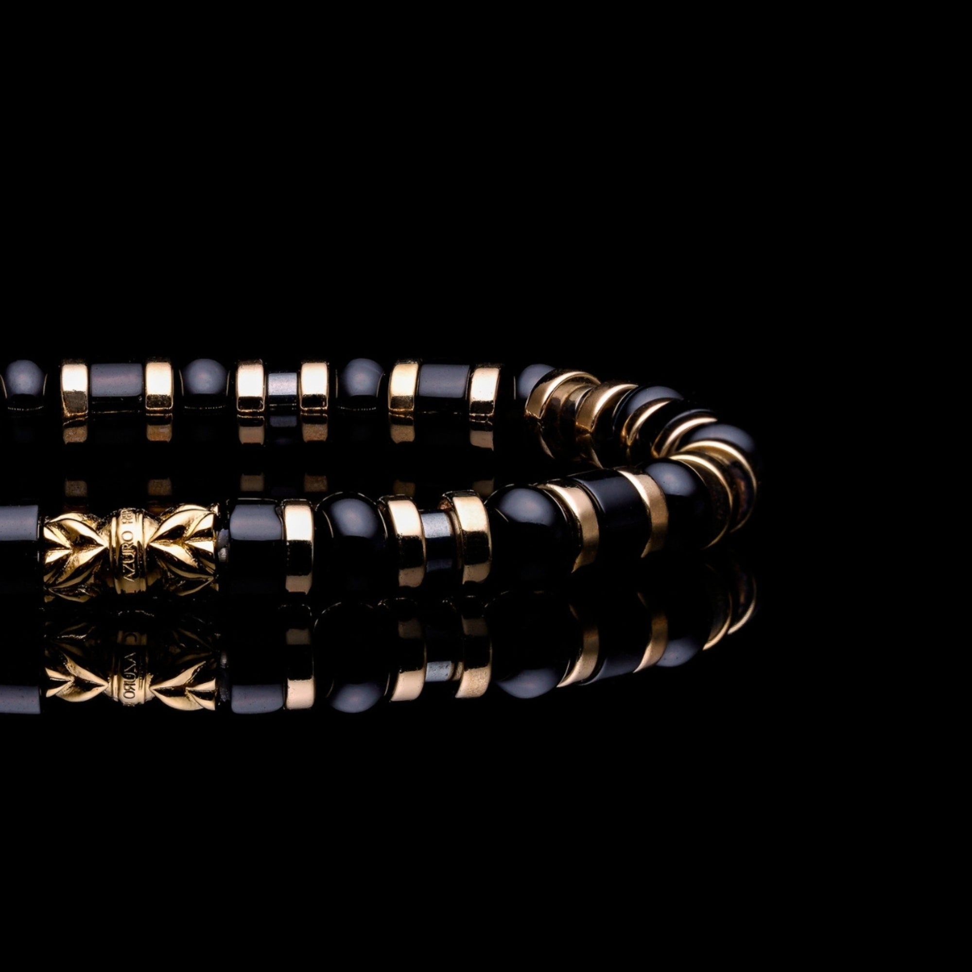 mens beaded bracelet , mens bead bracelet, Gold bracelets for men