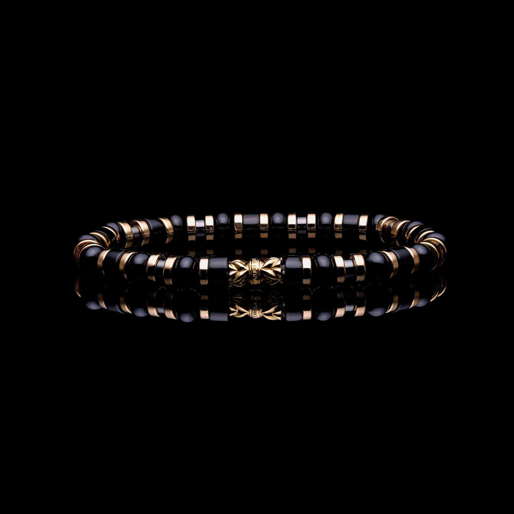 mens beaded bracelet , mens bead bracelet, Gold bracelets for men