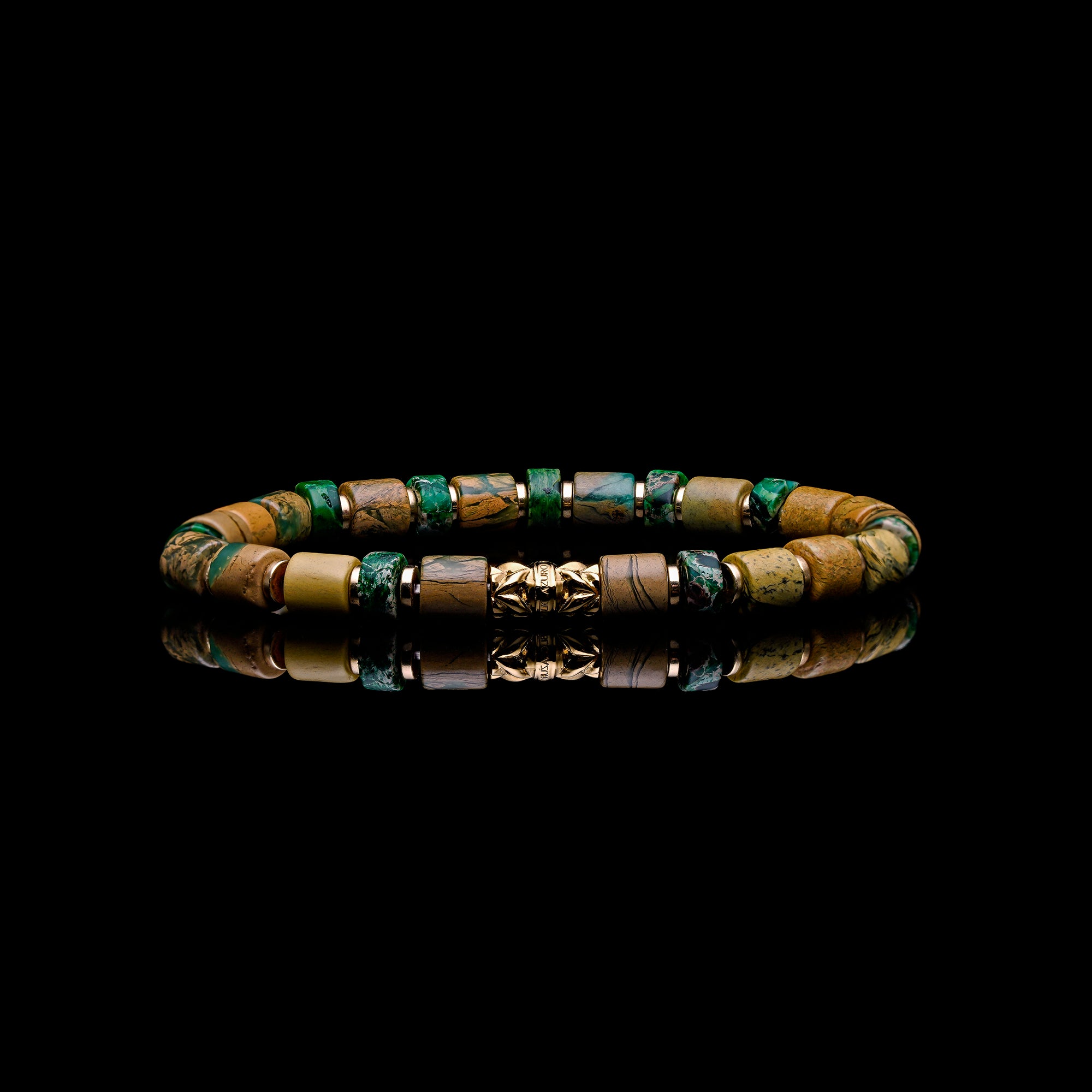 mens beaded bracelet , mens bead bracelet, gold bracelet for men