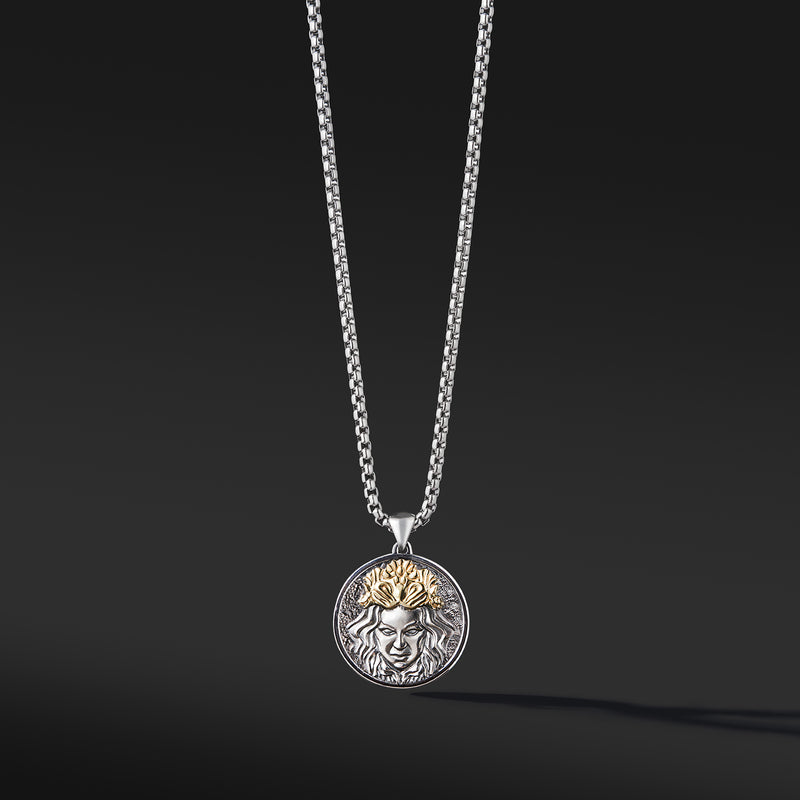 Zodiac necklace, vigro pendant necklace, Star sign necklace for men, 