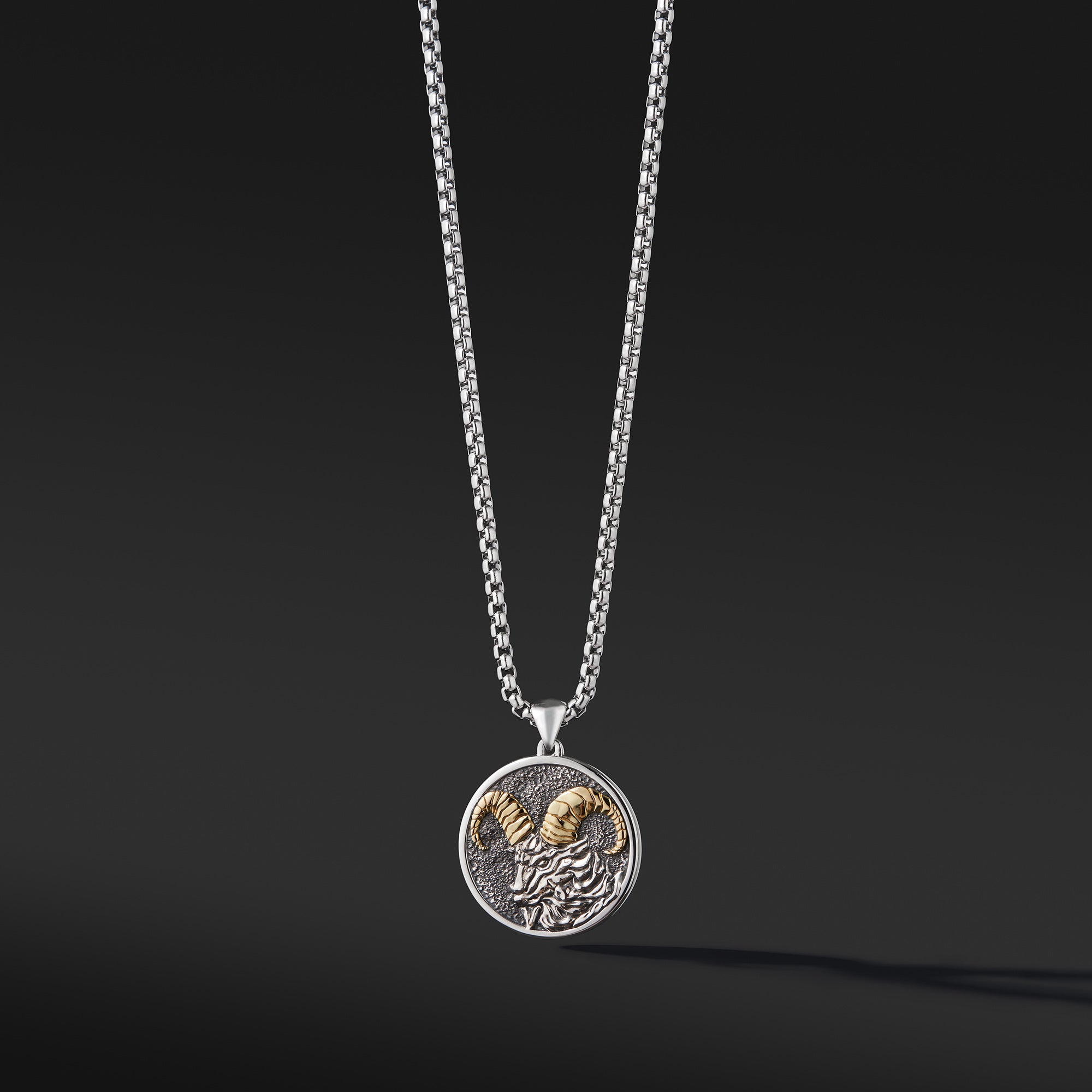 Zodiac necklace, aries pendant necklace, Star sign necklace for men,
