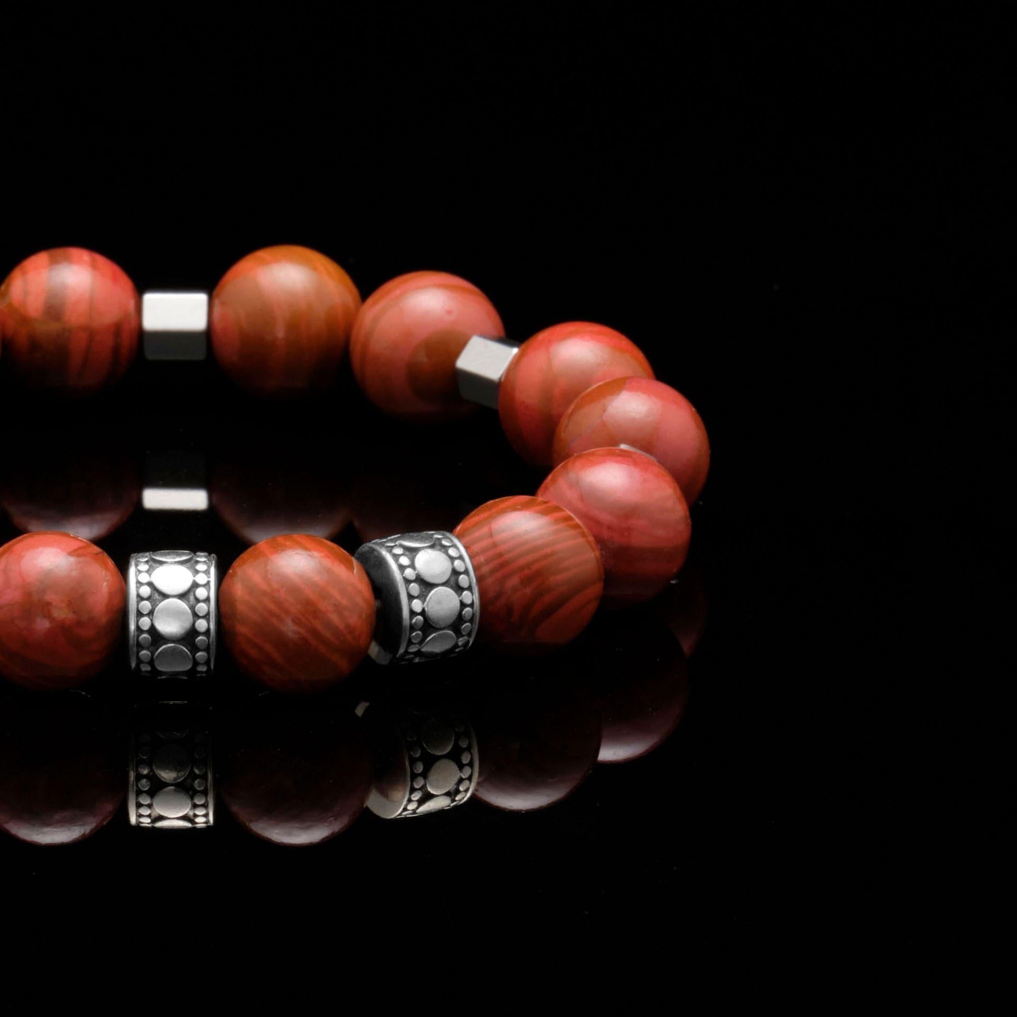 mens stainless steel bracelets, mens silver bracelets, chakra bracelet, chakra stones, jasper stone, red jasper bracelet, men stone bracelet, men bracelet, bracelet for men, mens bead bracelet, men's accessories, beaded bracelets for men, mens beaded bracelets, silver bracelet, male bracelets, bracelet men, mens jewelry bracelet, handmade mens bracelets, men wear bracelet
