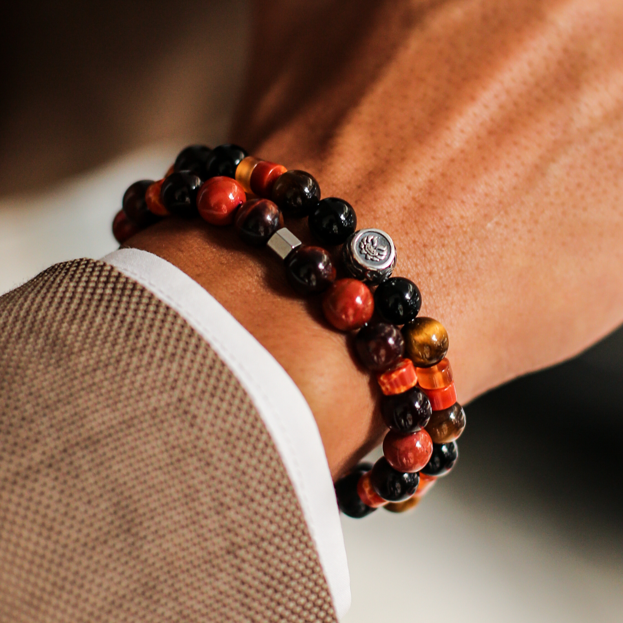 agate, agate stone, agate bracelet, red agate, red agate bracelet, obsidian, obsidian bracelet, black bracelet, black beaded bracelet, obsidian bracelet, obsidian stone, tigers eye, tigers eye meaning, tiger stone, eye stone, brown stone bracelet, tiger eye bracelet, sterling silver bracelet, sterling silver, emperor stone, Taxus Chinensis, men stone bracelet, men bracelet, bracelet for men, mens bead bracelet, men's accessories, beaded bracelets for men, mens beaded bracelets, silver bracelet