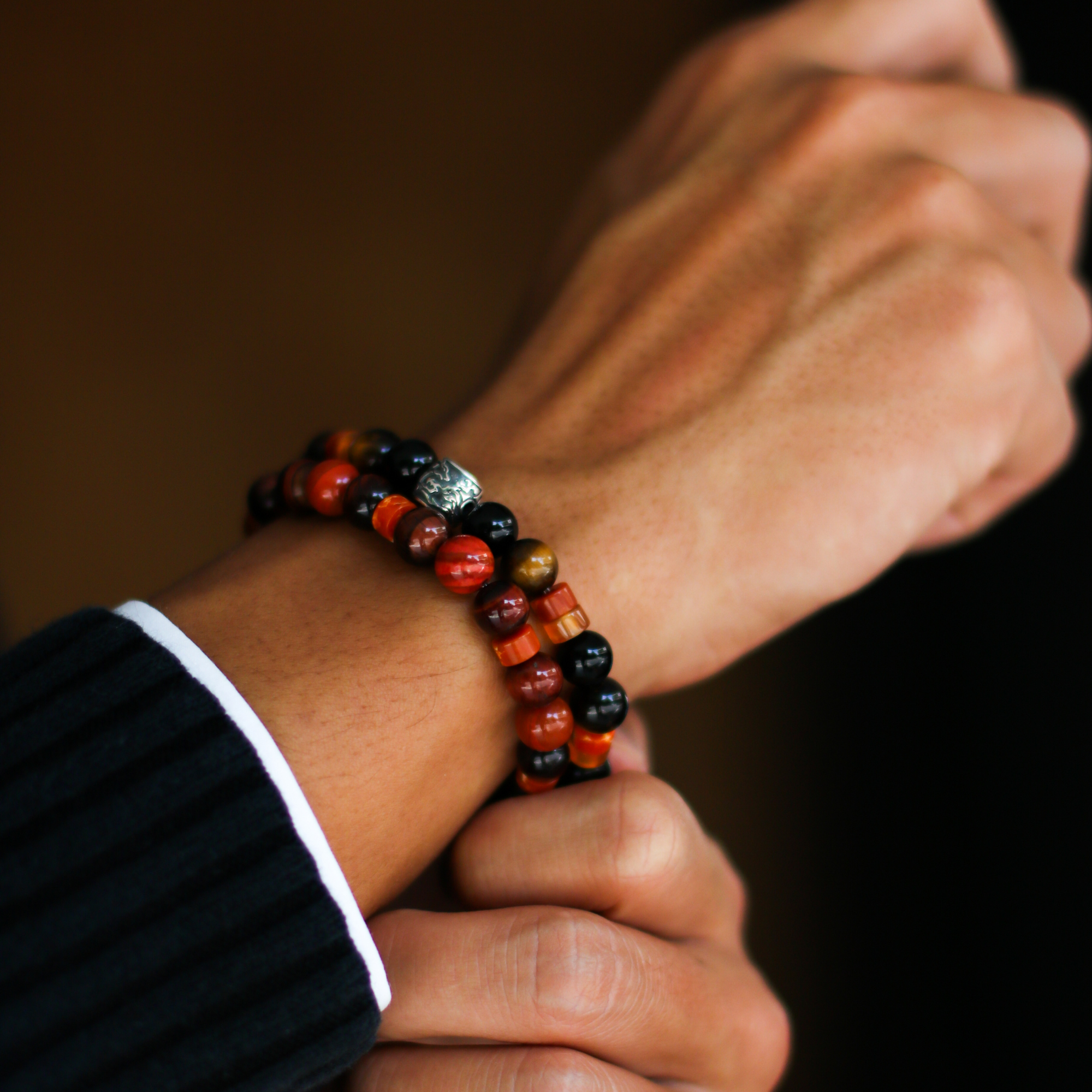 agate, agate stone, agate bracelet, red agate, red agate bracelet, obsidian, obsidian bracelet, black bracelet, black beaded bracelet, obsidian bracelet, obsidian stone, tigers eye, tigers eye meaning, tiger stone, eye stone, brown stone bracelet, tiger eye bracelet, sterling silver bracelet, sterling silver, emperor stone, Taxus Chinensis, men stone bracelet, men bracelet, bracelet for men, mens bead bracelet, men's accessories, beaded bracelets for men, mens beaded bracelets, silver bracelet