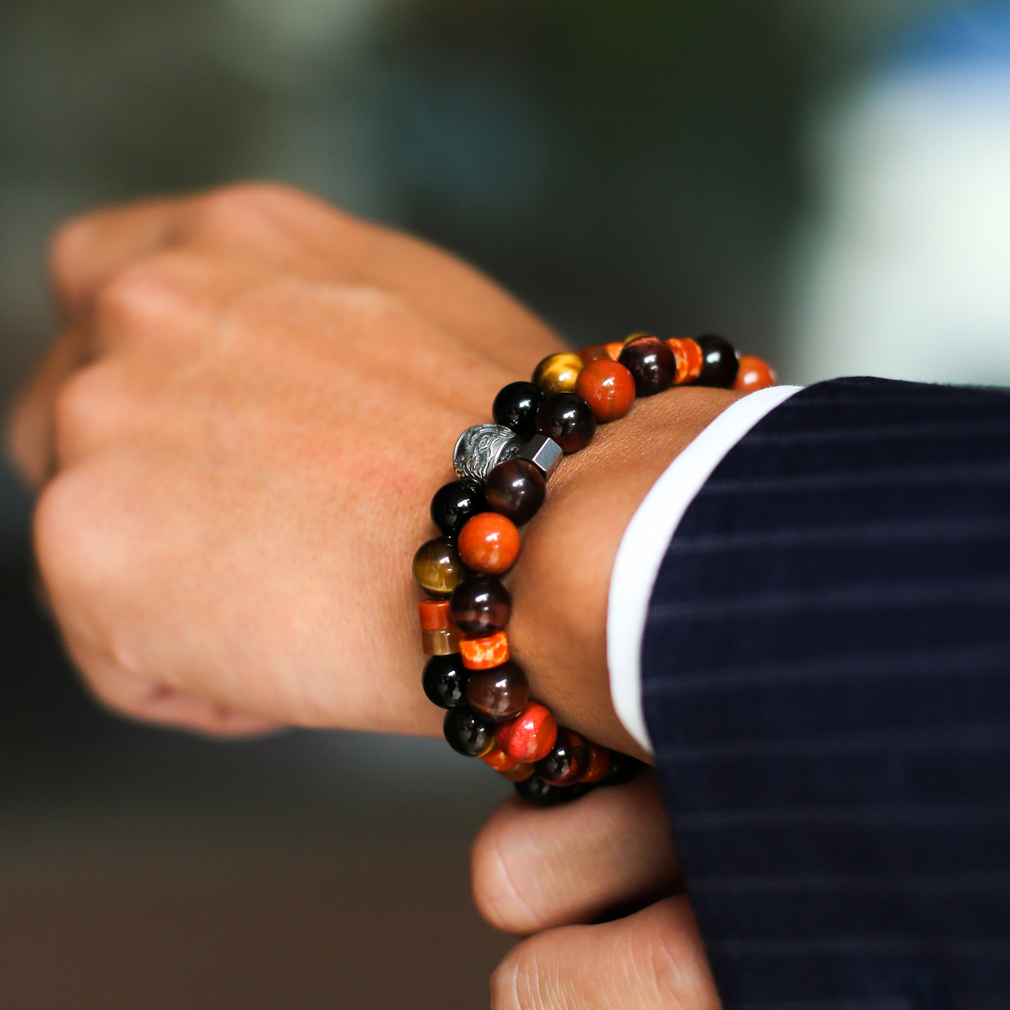 agate, agate stone, agate bracelet, red agate, red agate bracelet, obsidian, obsidian bracelet, black bracelet, black beaded bracelet, obsidian bracelet, obsidian stone, tigers eye, tigers eye meaning, tiger stone, eye stone, brown stone bracelet, tiger eye bracelet, sterling silver bracelet, sterling silver, emperor stone, Taxus Chinensis, men stone bracelet, men bracelet, bracelet for men, mens bead bracelet, men's accessories, beaded bracelets for men, mens beaded bracelets, silver bracelet