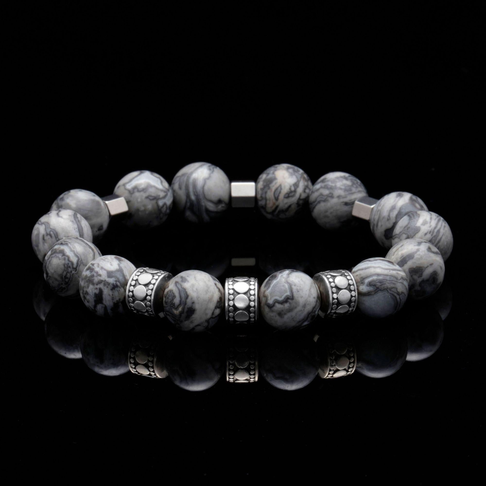 mens stainless steel bracelets, mens silver bracelets, chakra bracelet, chakra stones, crown chakra, picasso jasper, jasper stone, men stone bracelet, men bracelet, bracelet for men, mens bead bracelet, men's accessories, beaded bracelets for men, mens beaded bracelets, silver bracelet, male bracelets, bracelet men, mens jewelry bracelet, handmade mens bracelets, men wear bracelet