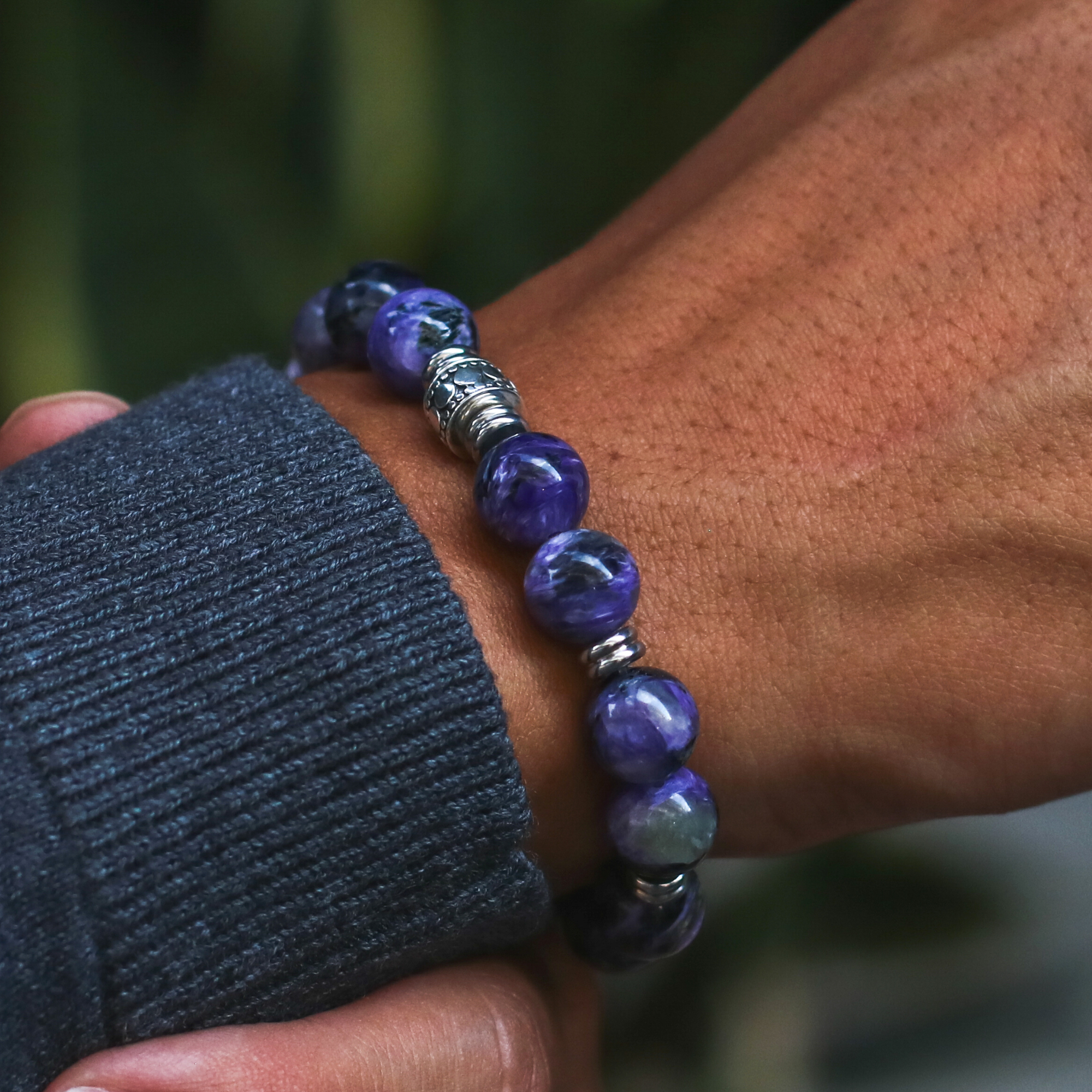 mens stainless steel bracelets, mens silver bracelets, chakra bracelet, chakra stones, third eye chakra, charoite stone, men stone bracelet, men bracelet, bracelet for men, mens bead bracelet, men's accessories, beaded bracelets for men, mens beaded bracelets, silver bracelet, male bracelets, bracelet men, mens jewelry bracelet, handmade mens bracelets, men wear bracelet