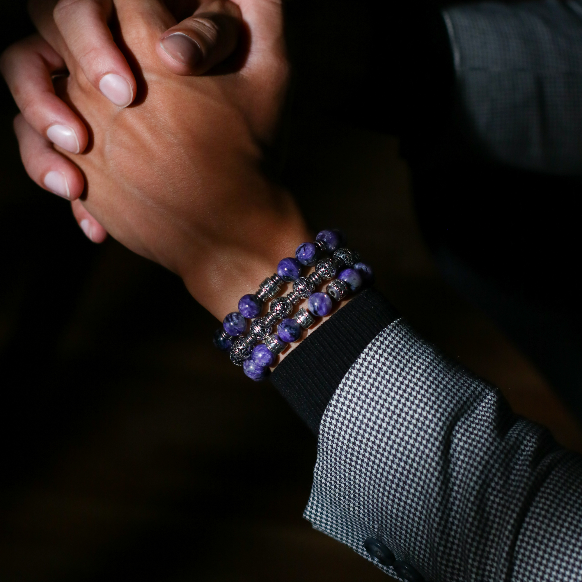 mens stainless steel bracelets, mens silver bracelets, chakra bracelet, chakra stones, third eye chakra, charoite stone, men stone bracelet, men bracelet, bracelet for men, mens bead bracelet, men's accessories, beaded bracelets for men, mens beaded bracelets, silver bracelet, male bracelets, bracelet men, mens jewelry bracelet, handmade mens bracelets, men wear bracelet