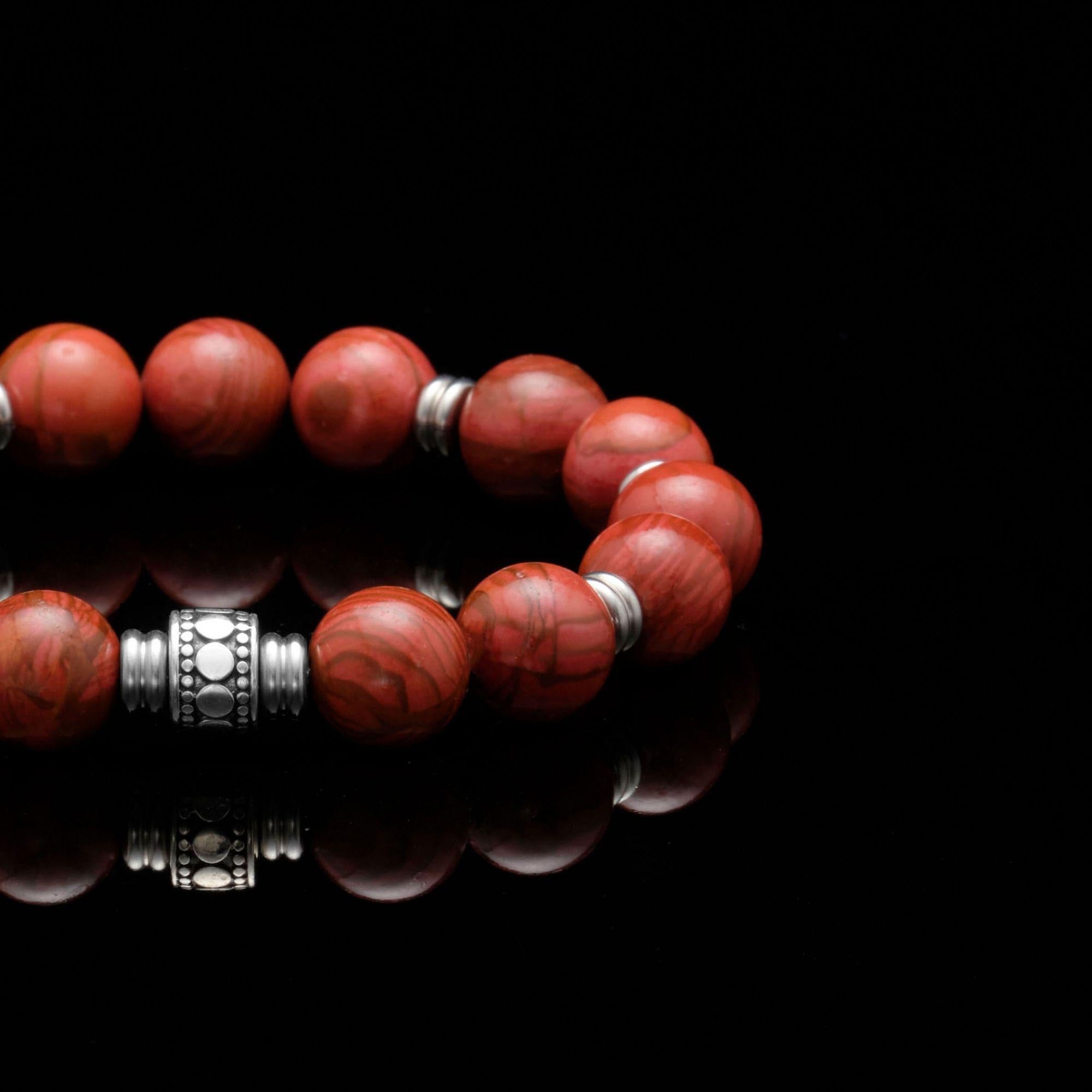 mens stainless steel bracelets, mens silver bracelets, chakra bracelet, chakra stones, jasper stone, red jasper bracelet, men stone bracelet, men bracelet, bracelet for men, mens bead bracelet, men's accessories, beaded bracelets for men, mens beaded bracelets, silver bracelet, male bracelets, bracelet men, mens jewelry bracelet, handmade mens bracelets, men wear bracelet