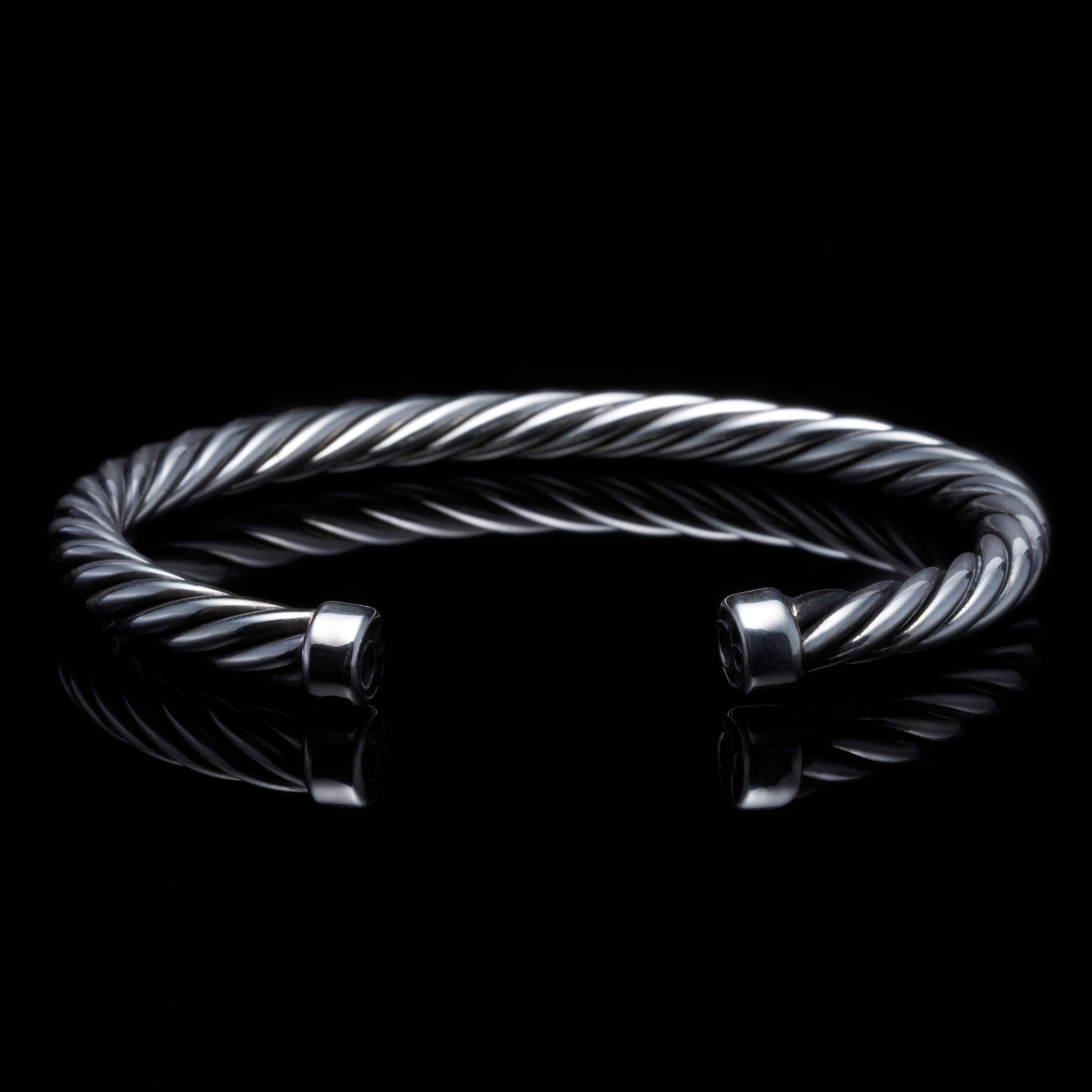 Silver cuff bracelet, gold cuff bracelet, twisted rope cuff bracelet, rope bracelets, silver rope bracelets, mens silver cable bracelets,
