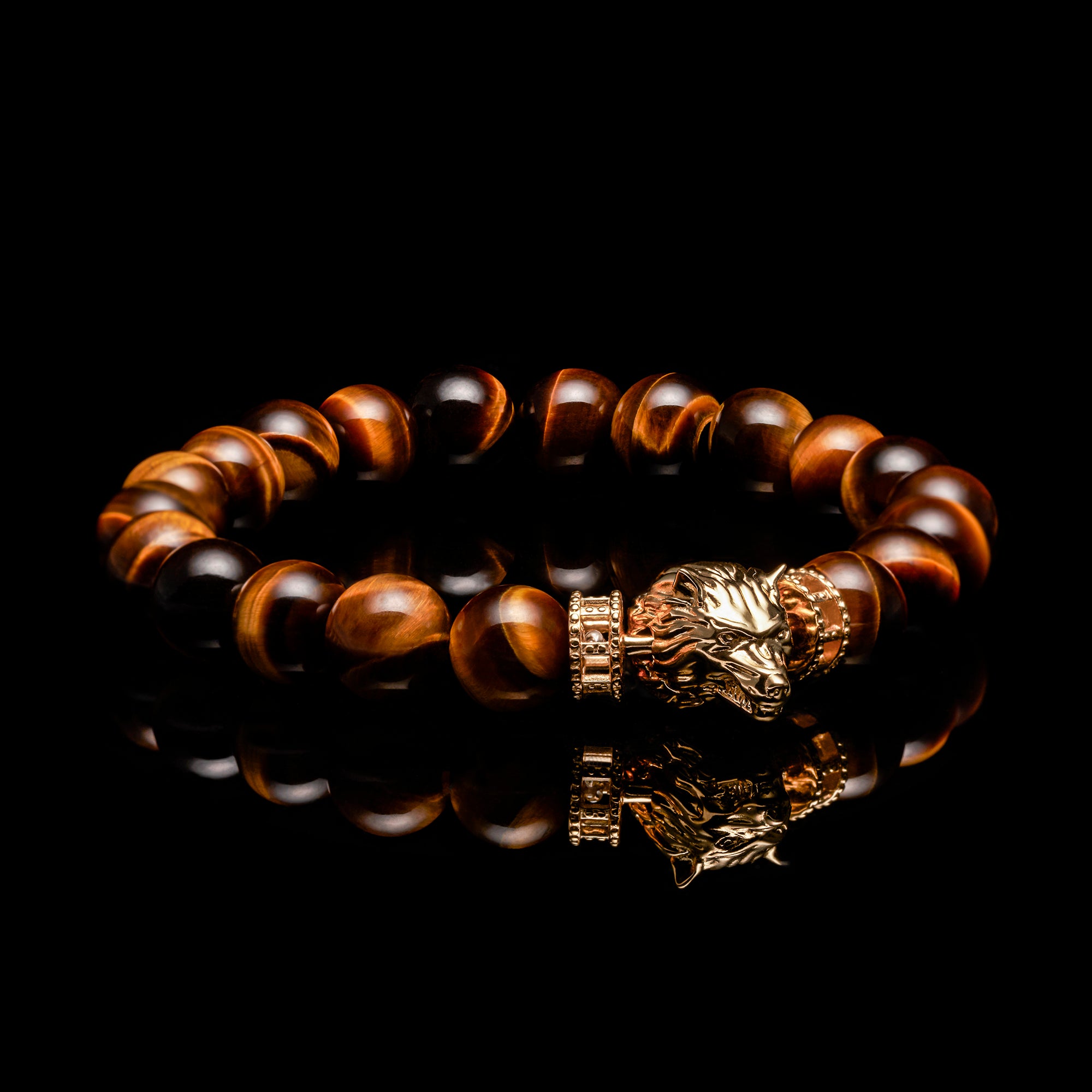 wolf bracelets, gold bracelets for men, wolf pendant, wolf jewelry, silver wolf jewelry, 925 silver beaded bracelet, animal jewelry for men, beaded bracelets for men, mens beaded bracelets