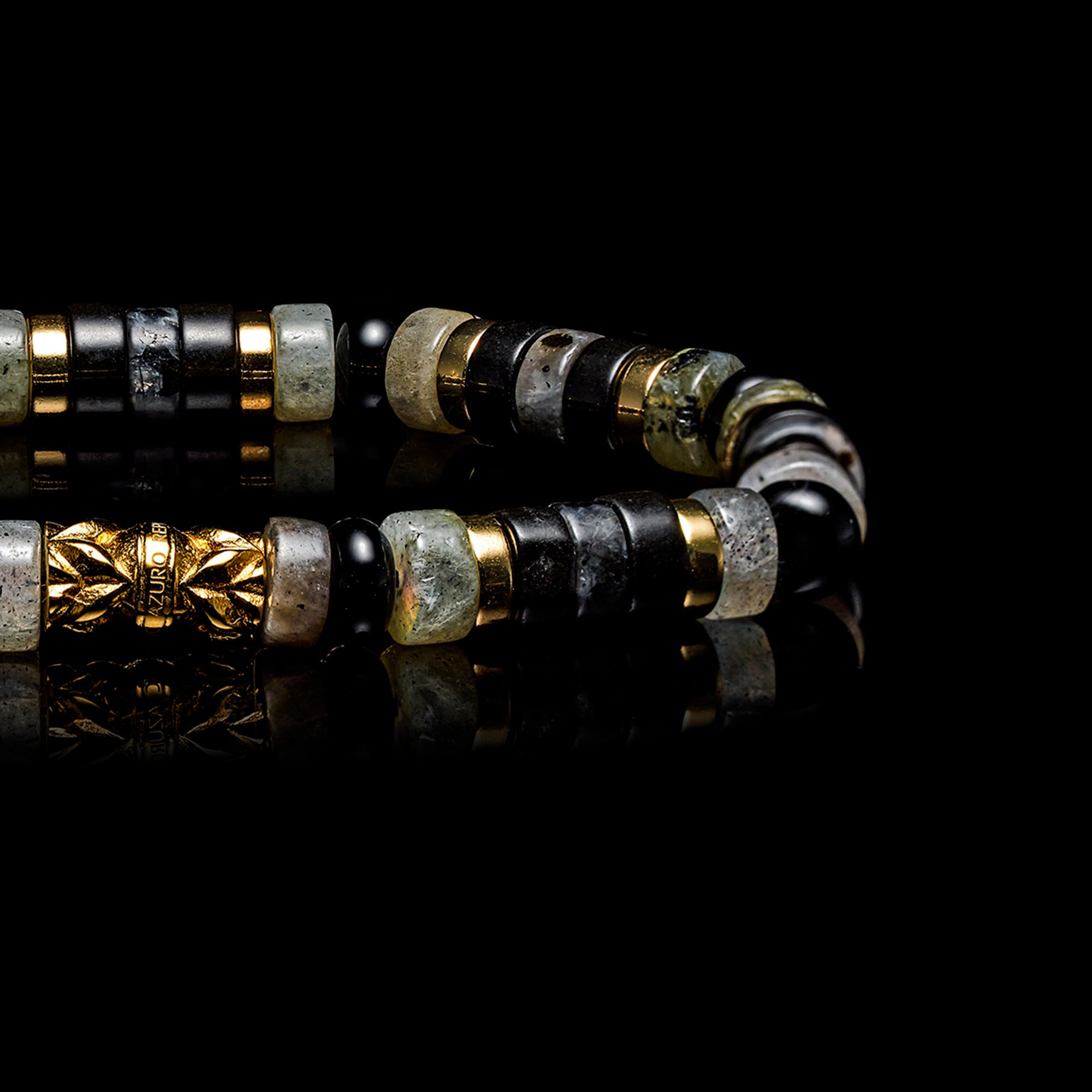 mens beaded bracelet , mens bead bracelet, gold bracelet for men, black bead bracelets, black beaded bracelets, onyx beaded bracelet