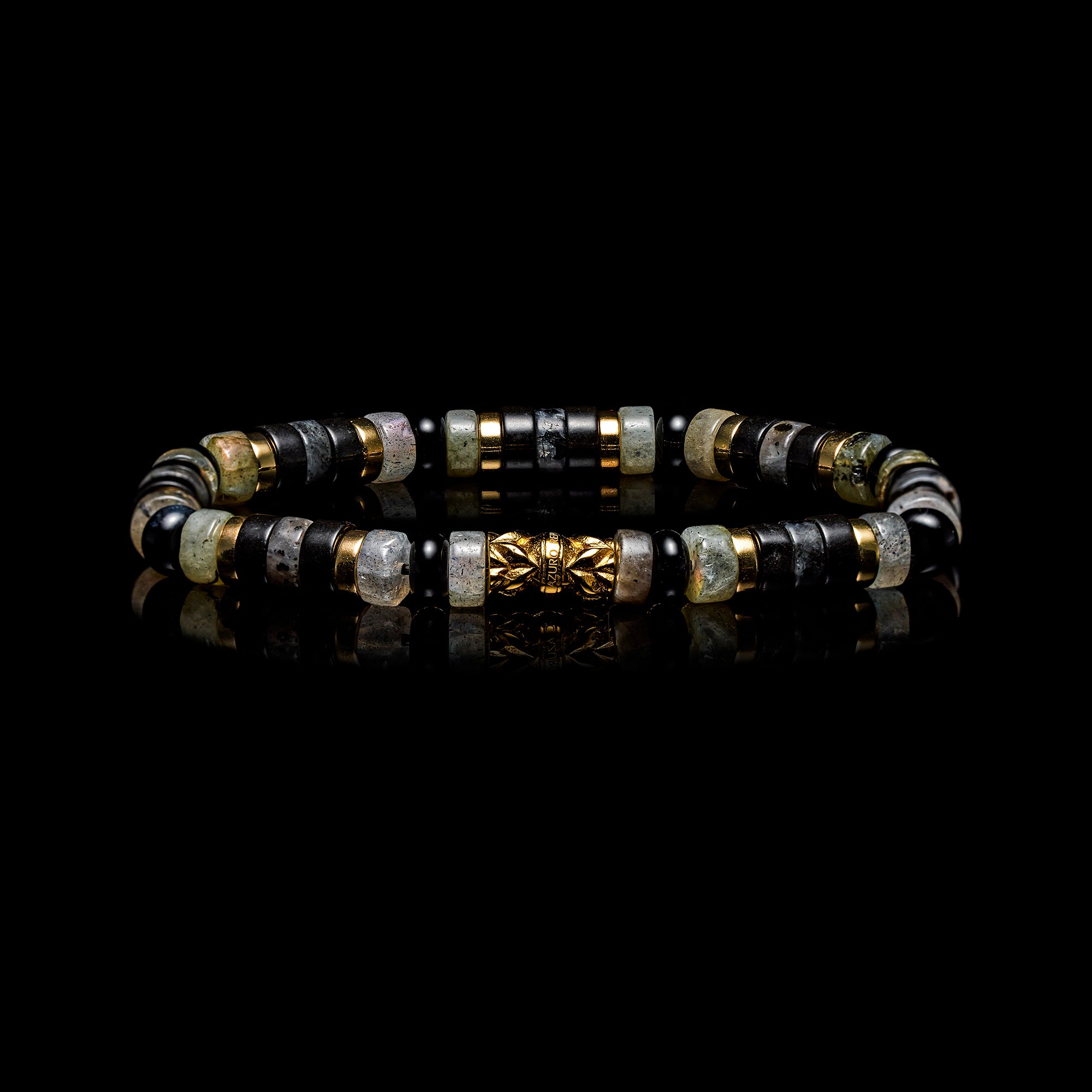mens beaded bracelet , mens bead bracelet, gold bracelet for men, black bead bracelets, black beaded bracelets, onyx beaded bracelet