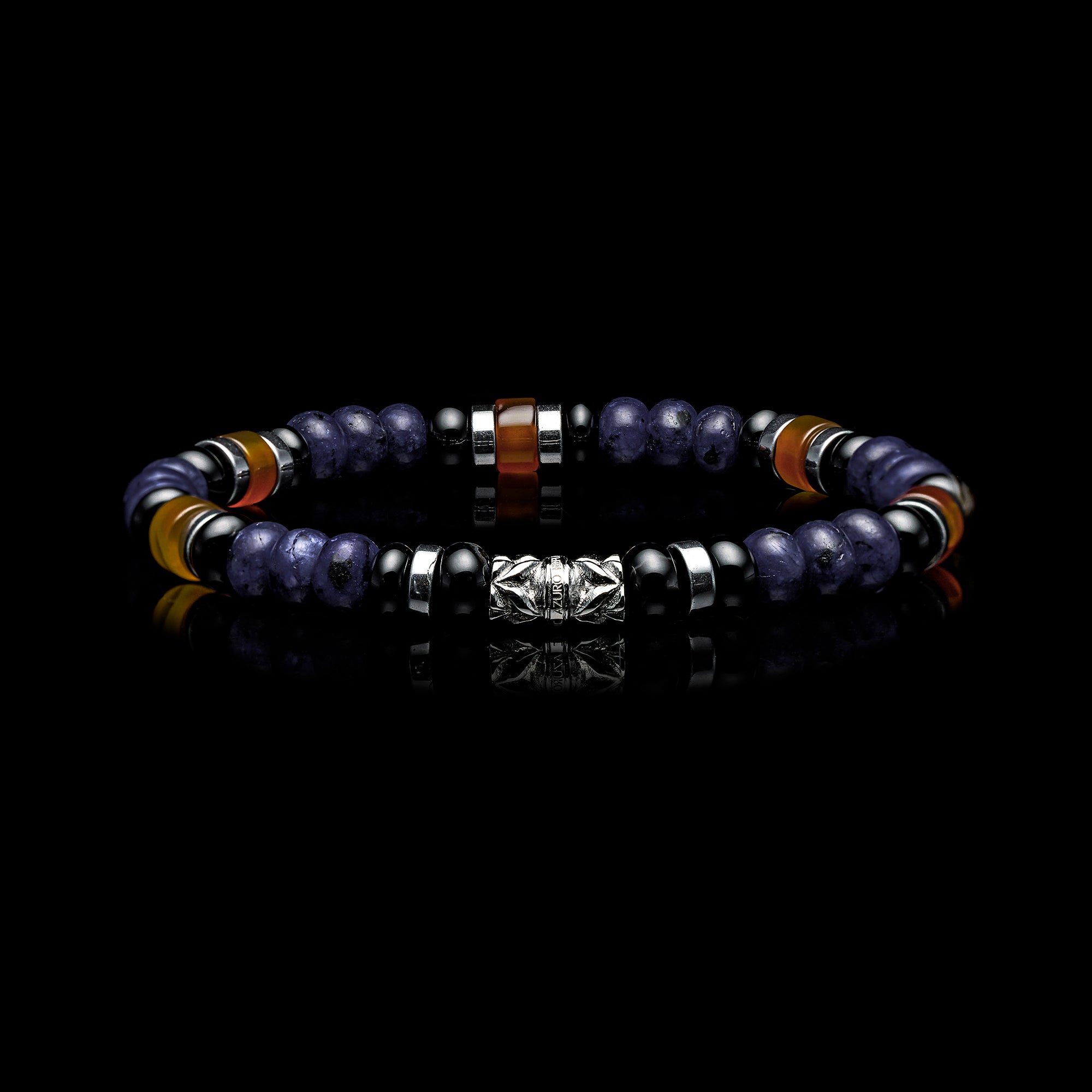 mens beaded bracelet , mens bead bracelet, gold bracelet for men, lapis lazuli bead bracelets