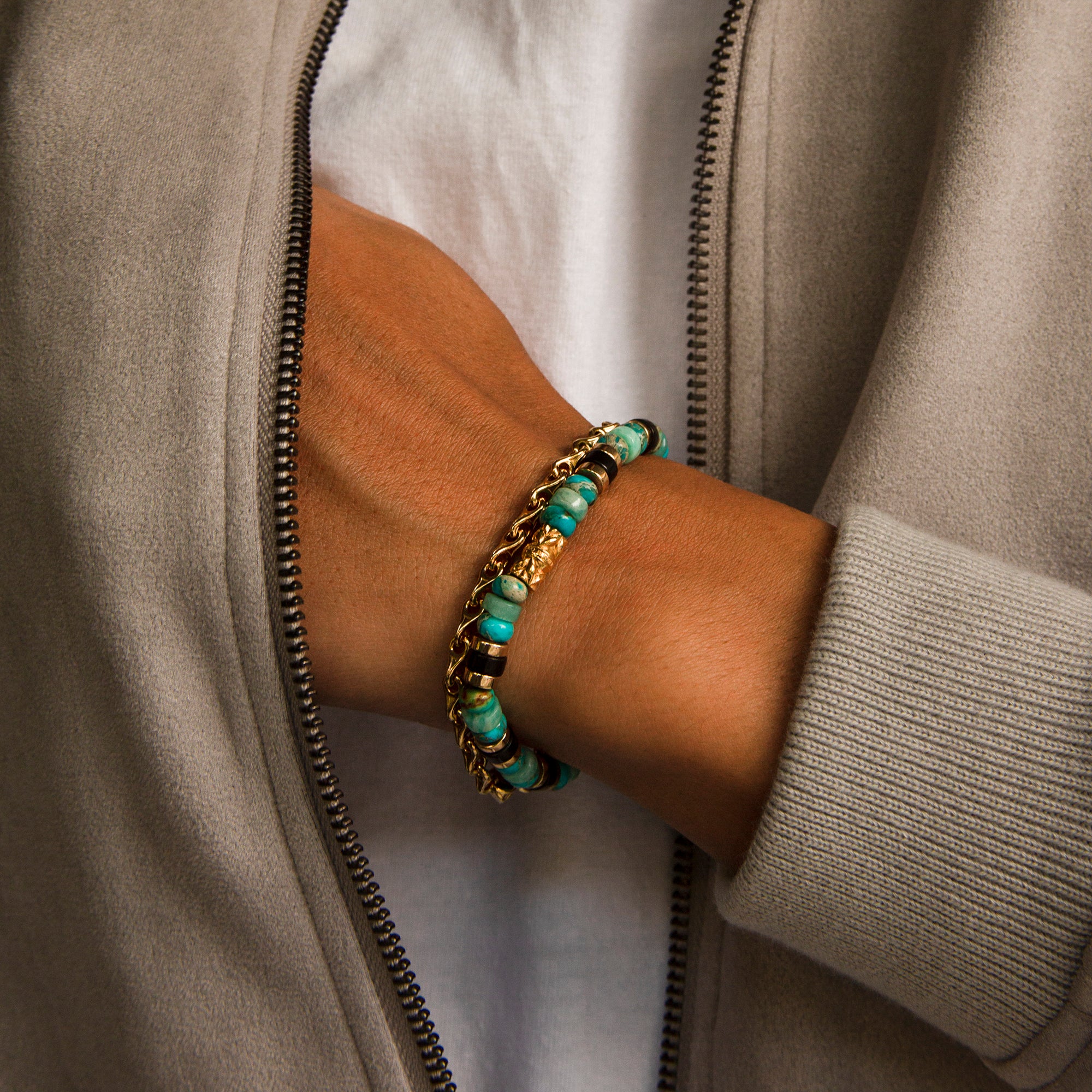 mens beaded bracelet , mens bead bracelet, gold bracelet for men, turquoise bead bracelets