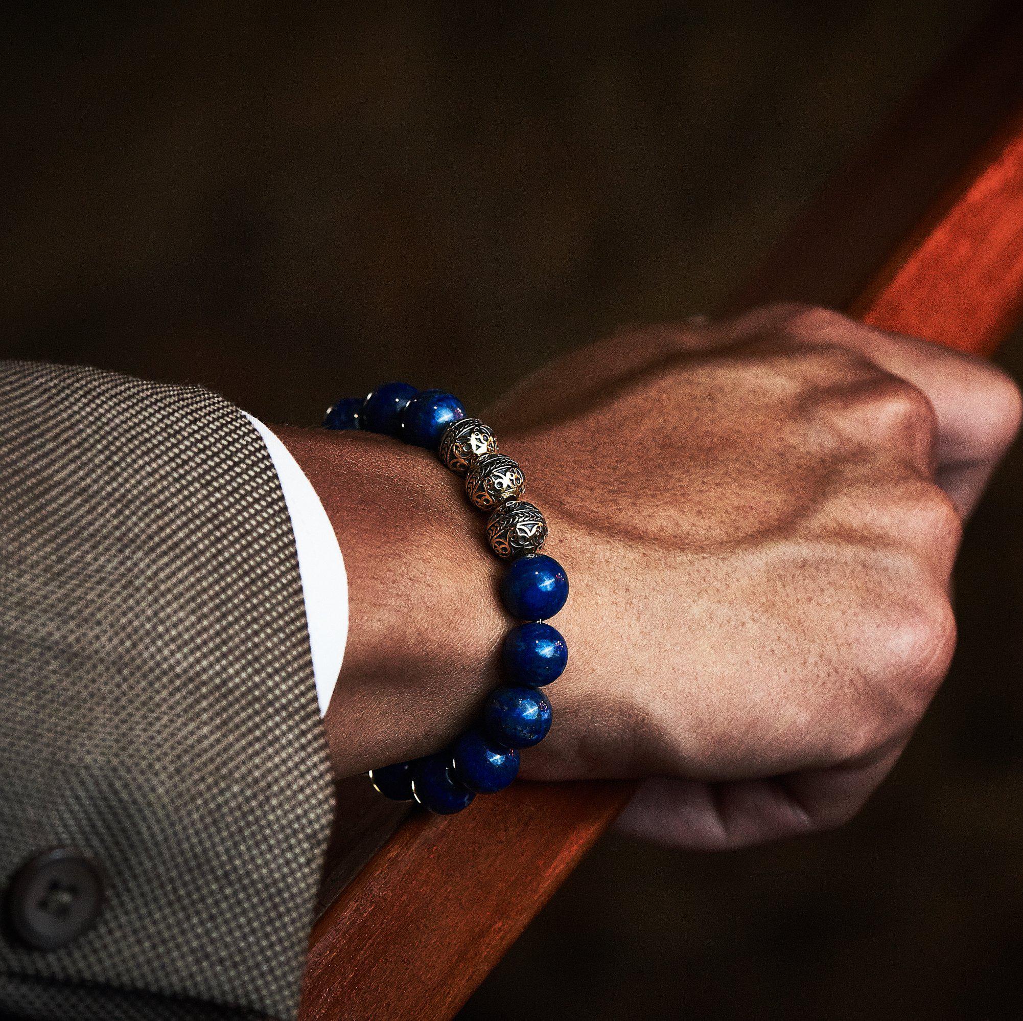 azuro, azuro republic, lapis lazuli, lapis lazuli bracelet, blue bracelet, blue beaded bracelet, lapis lazuli meaning, lapis lazuli mens bracelet, blue stone bracelet, men stone bracelet, men bracelet, bracelet for men, mens bead bracelet, men's accessories, beaded bracelets for men, mens beaded bracelets, silver bracelet, male bracelets, bracelet men, mens jewelry bracelet, handmade mens bracelets, men wear bracelet