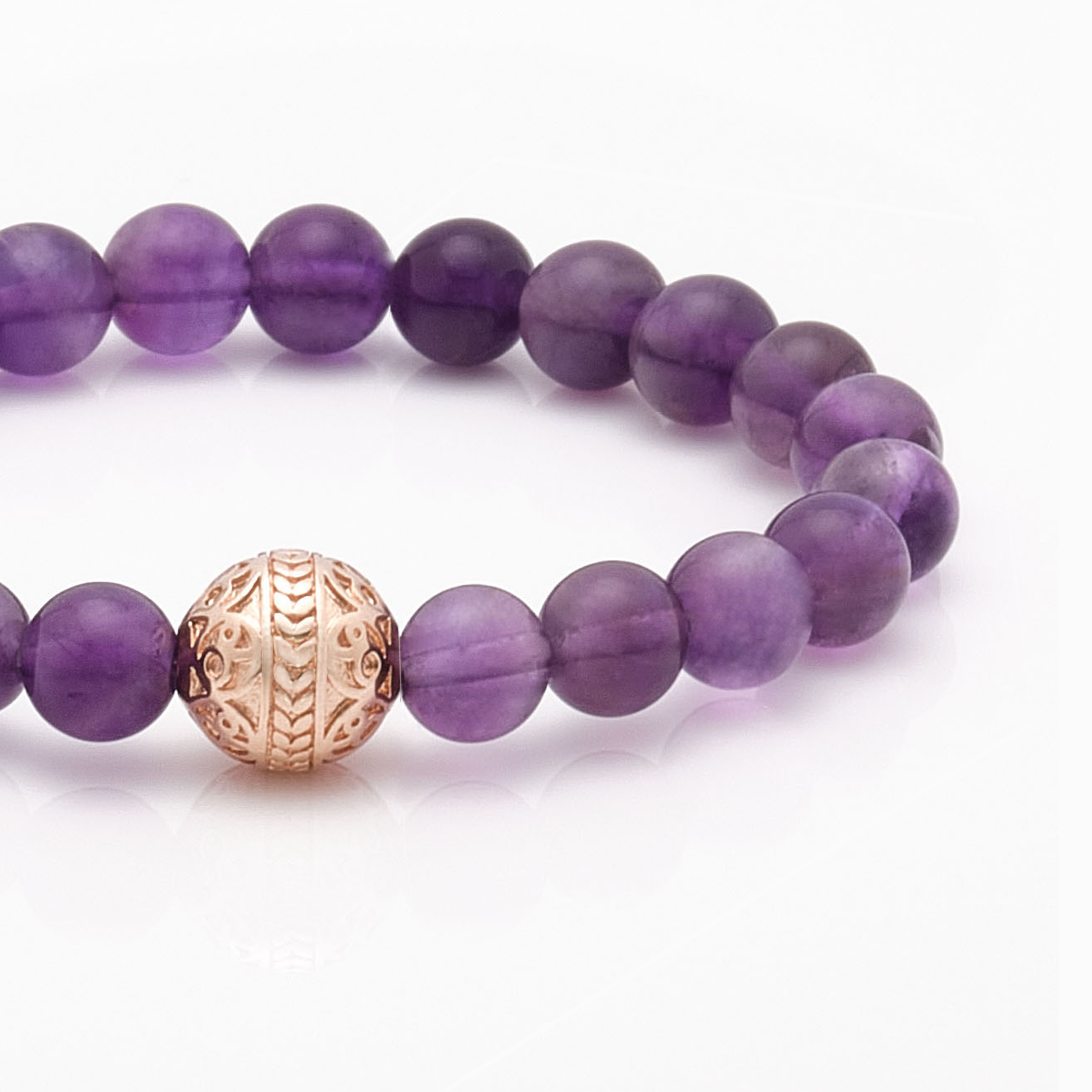 Women's beaded bracelets, Rose gold amethyst bracelet, gemstone bracelet, adjustable bracelet, custom bracelet, personalized braceletswomen's gold bracelets, jewlery for women, women's crystal bracelets, healing crystals bracelets for women, women jewelry