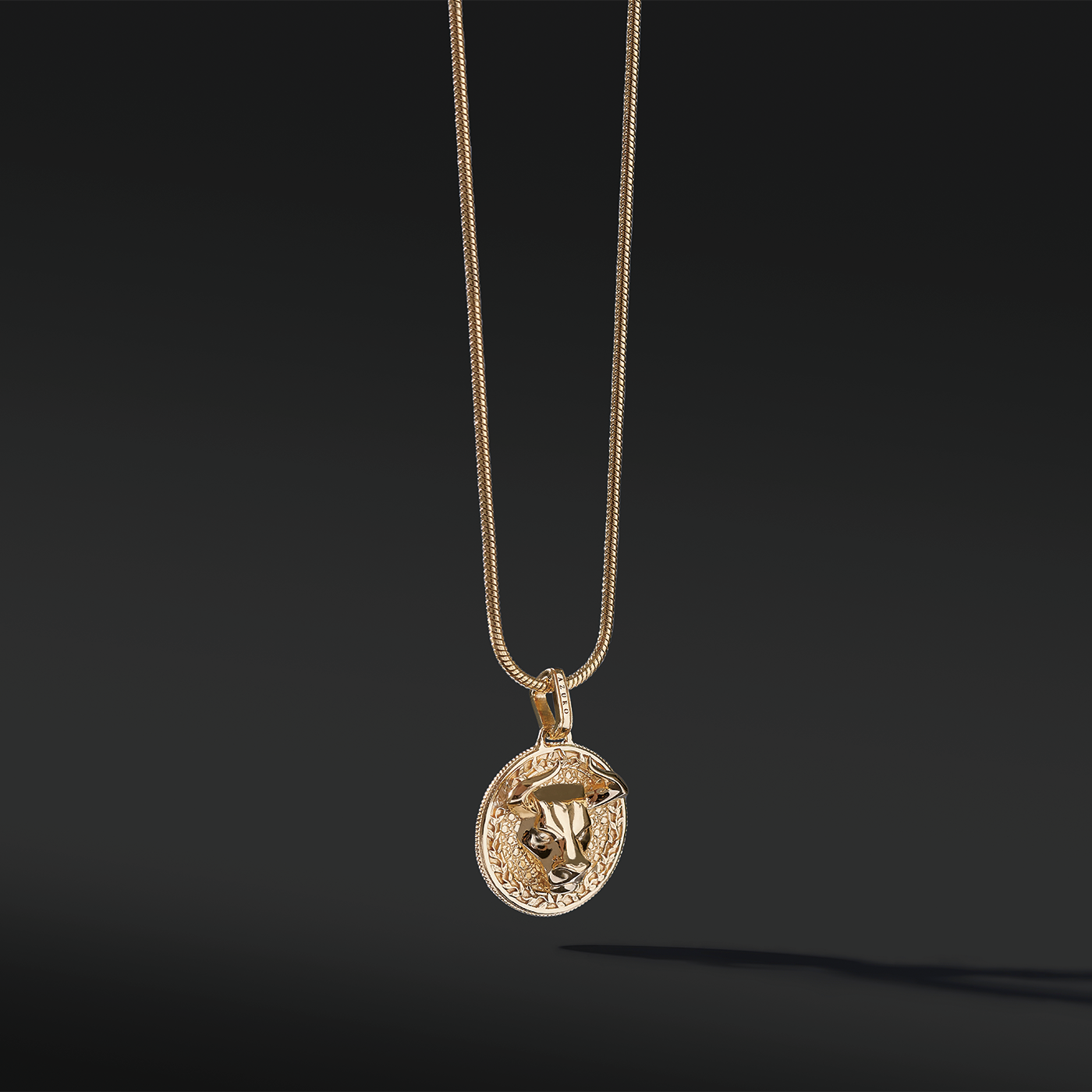 The bull pendant necklace in many cultures means prosperity, wealth, and also means family and union. A bull gold pendant gives a solid appearance to a man. The fine polishing of the horns completes the sharpness of this creation. Azuro put together a collection of gold Bull pendants and bracelets.
