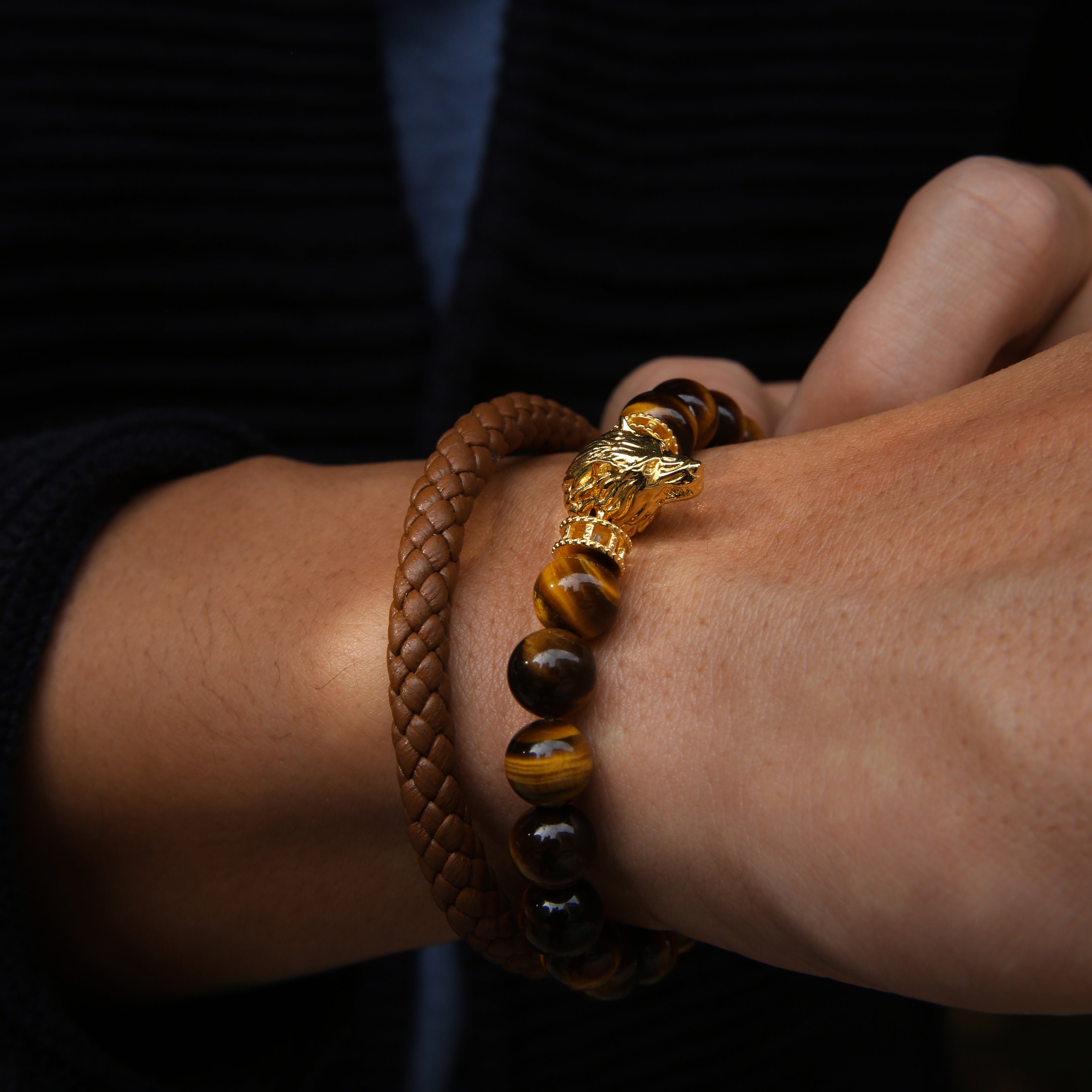 wolf bracelets, gold bracelets for men, wolf pendant, wolf jewelry, silver wolf jewelry, 925 silver beaded bracelet, animal jewelry for men, beaded bracelets for men, mens beaded bracelets