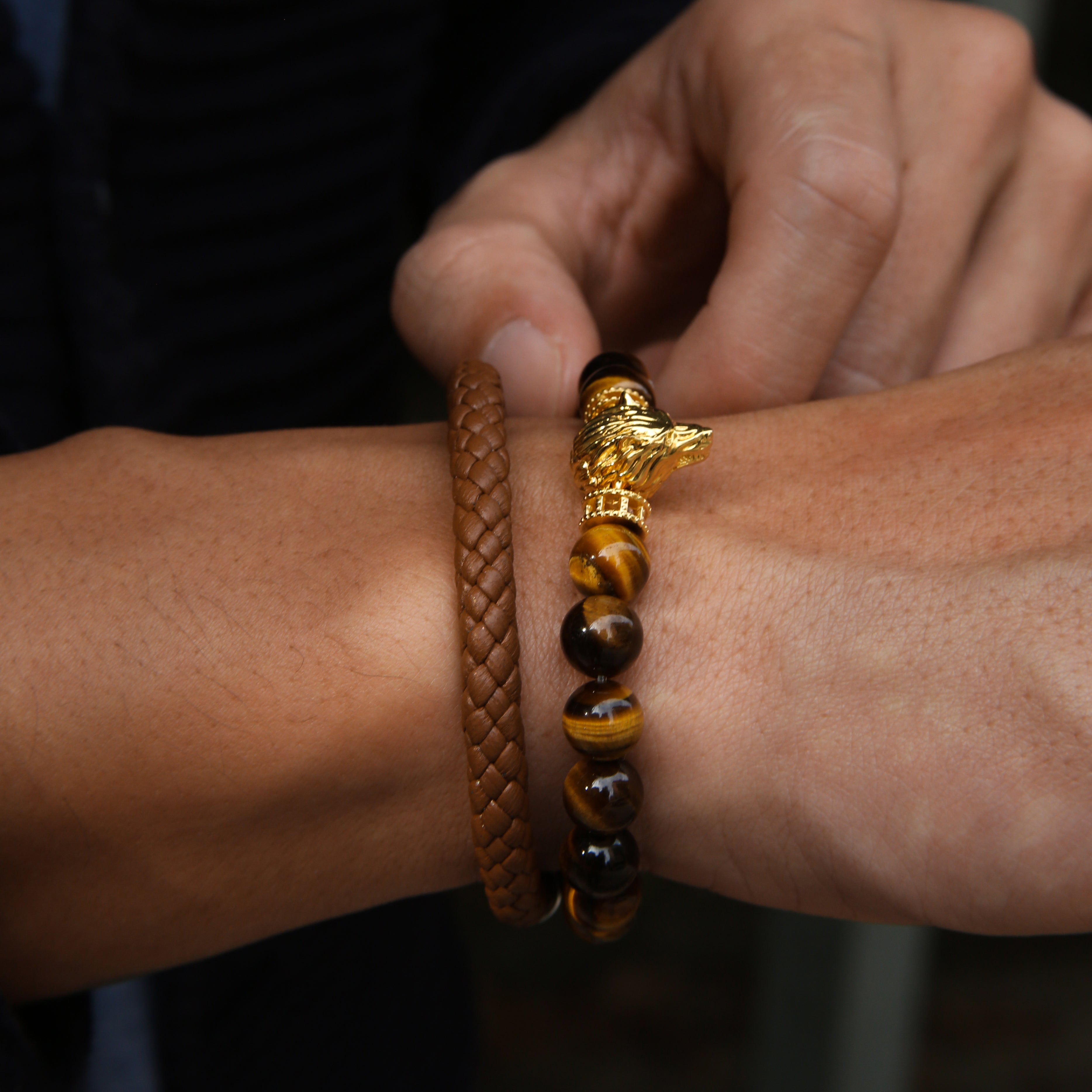 wolf bracelets, gold bracelets for men, wolf pendant, wolf jewelry, silver wolf jewelry, 925 silver beaded bracelet, animal jewelry for men, beaded bracelets for men, mens beaded bracelets