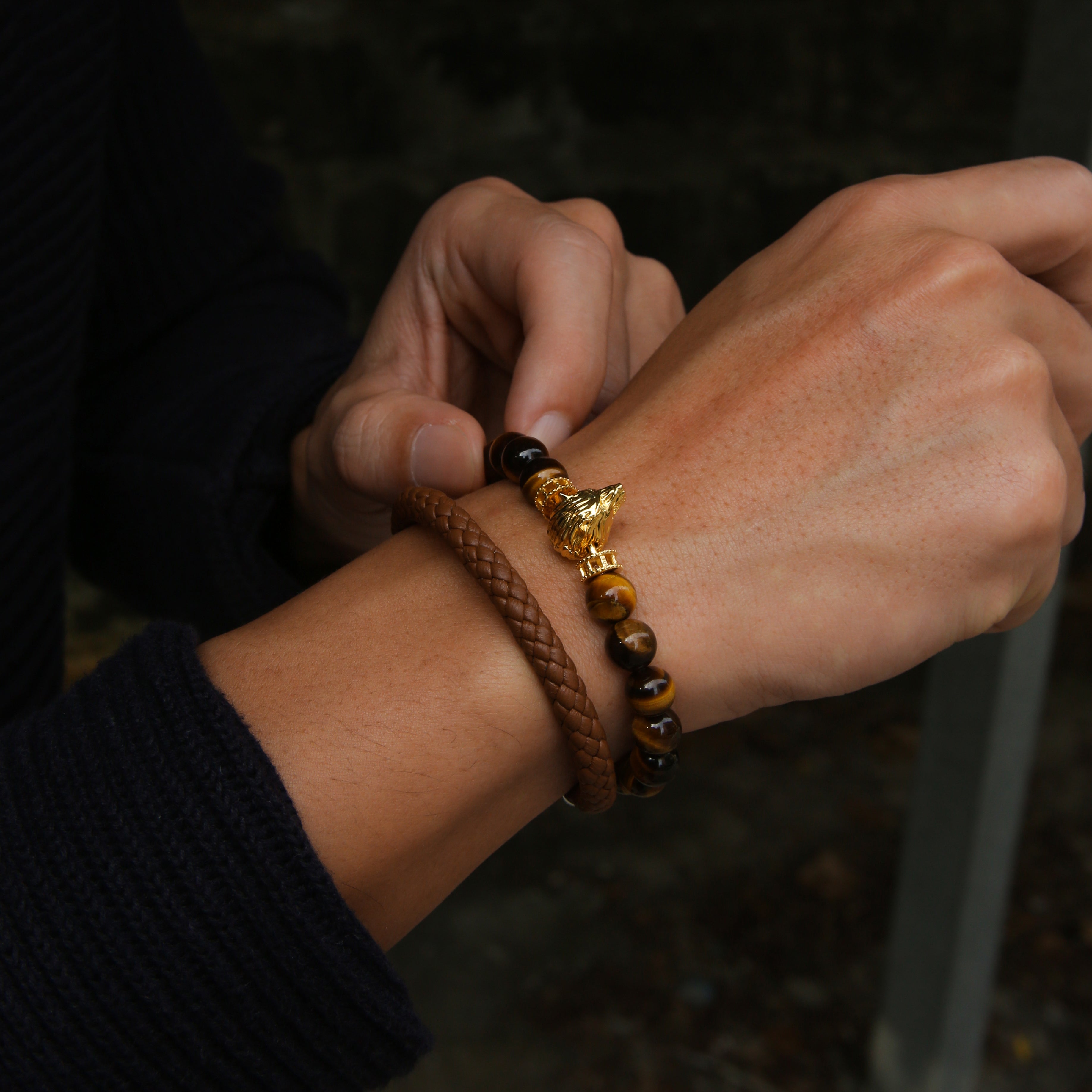 wolf bracelets, gold bracelets for men, wolf pendant, wolf jewelry, silver wolf jewelry, 925 silver beaded bracelet, animal jewelry for men, beaded bracelets for men, mens beaded bracelets