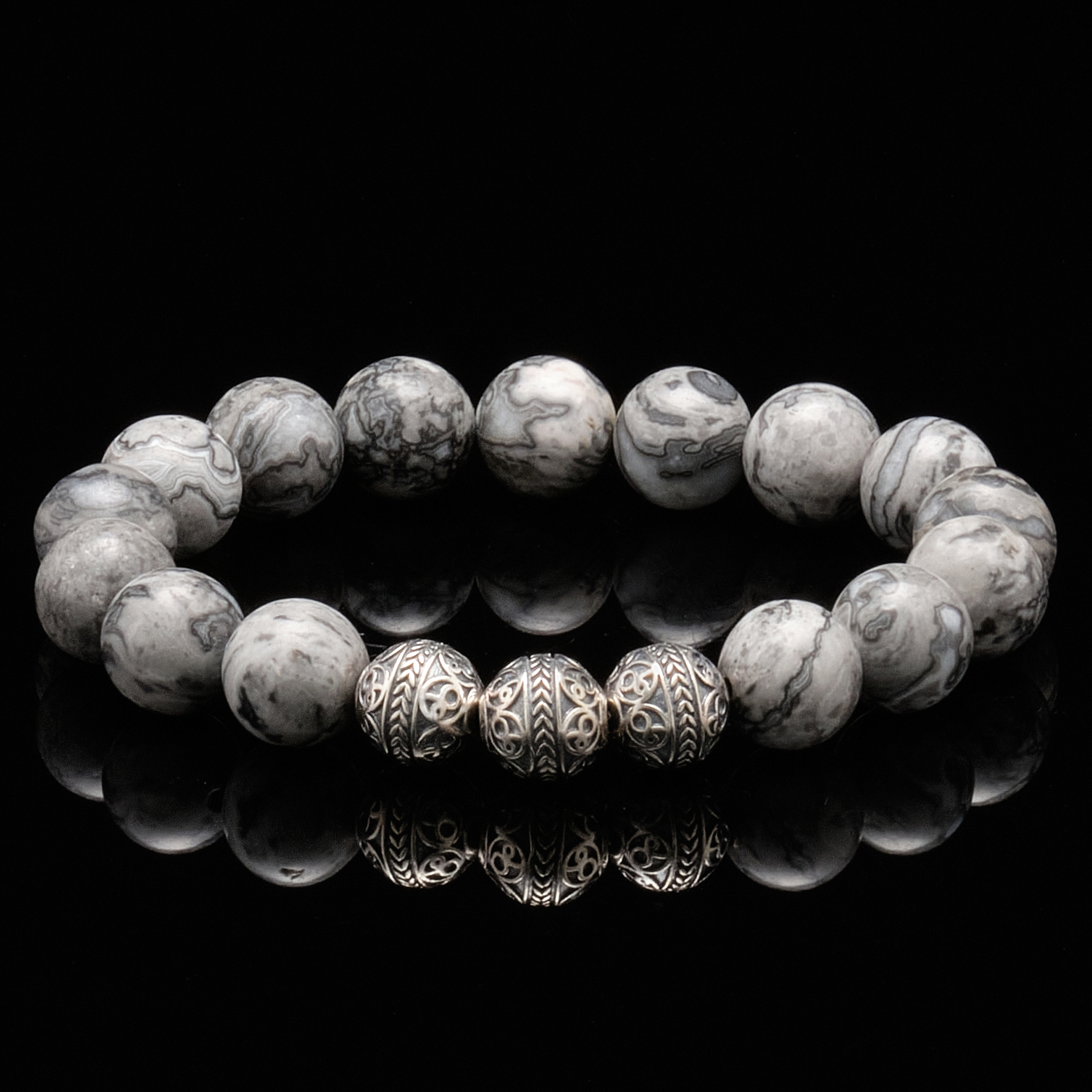 jasper stones, jasper gemstone, jasper beads, jasper jewelry, picasso jasper, picasso stone, jasper crystals, silver beaded bracelet for men, mens beaded bracelet, bracelet for men, men stone bracelet, men bracelet, bracelet for men, beaded bracelets, mens accessories, men beaded bracelets, azuro republic, silver bracelet, men accessories, must have accessories, man bead bracelet, sterling silver bracelets, sterling silver