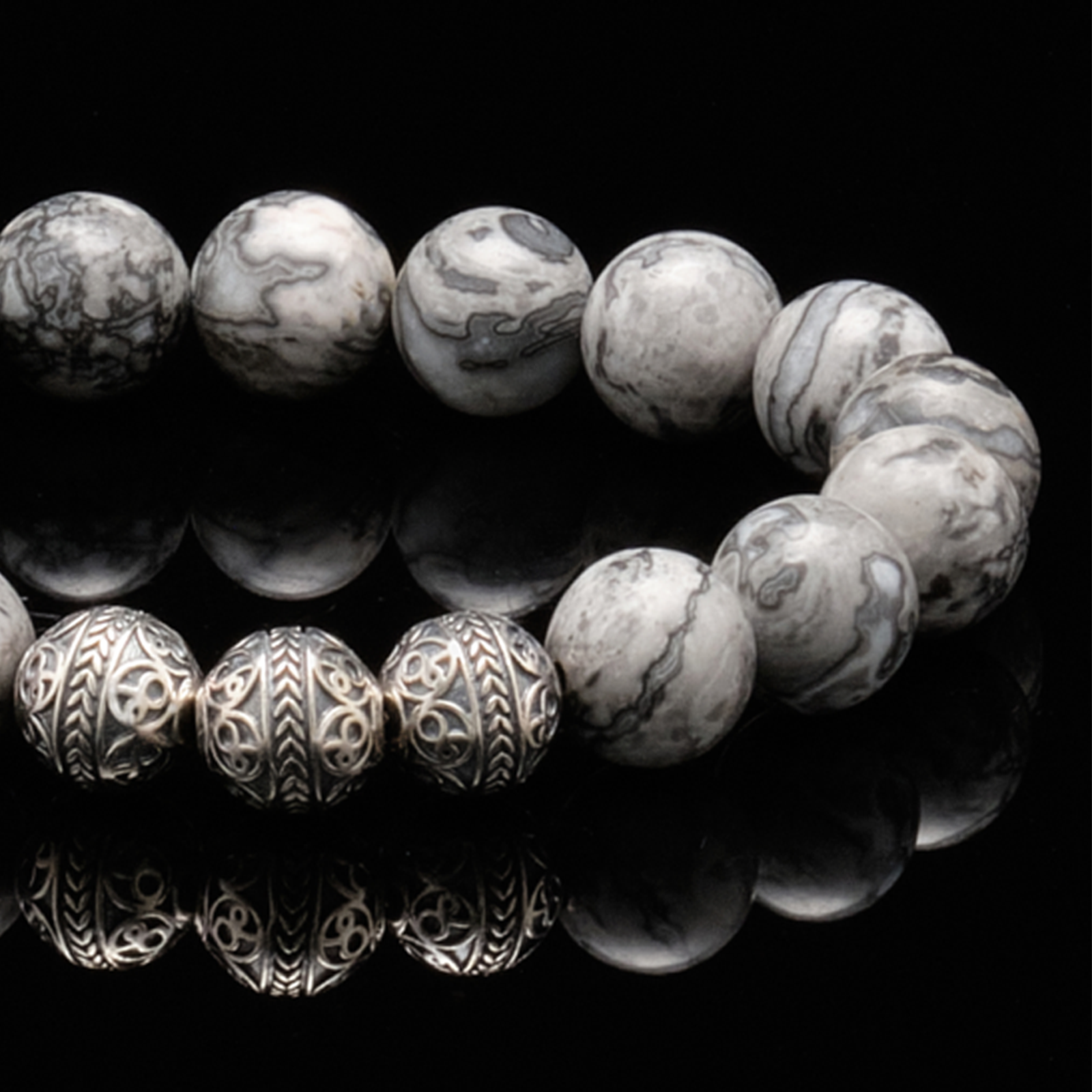 jasper stones, jasper gemstone, jasper beads, jasper jewelry, picasso jasper, picasso stone, jasper crystals, silver beaded bracelet for men, mens beaded bracelet, bracelet for men, men stone bracelet, men bracelet, bracelet for men, beaded bracelets, mens accessories, men beaded bracelets, azuro republic, silver bracelet, men accessories, must have accessories, man bead bracelet, sterling silver bracelets, sterling silver