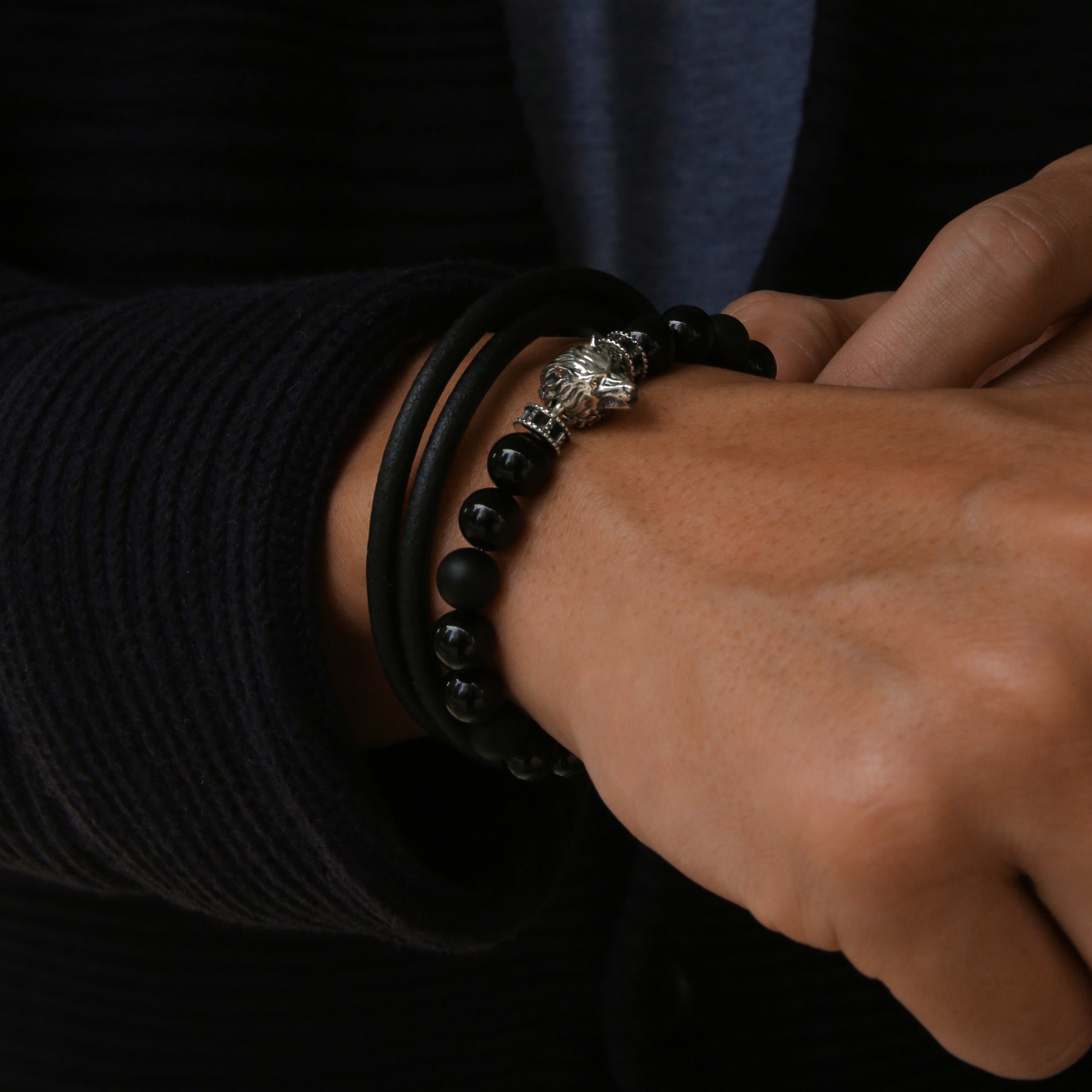 wolf bracelets, gold bracelets for men, wolf pendant, wolf jewelry, silver wolf jewelry, 925 silver beaded bracelet, animal jewelry for men, beaded bracelets for men, mens beaded bracelets