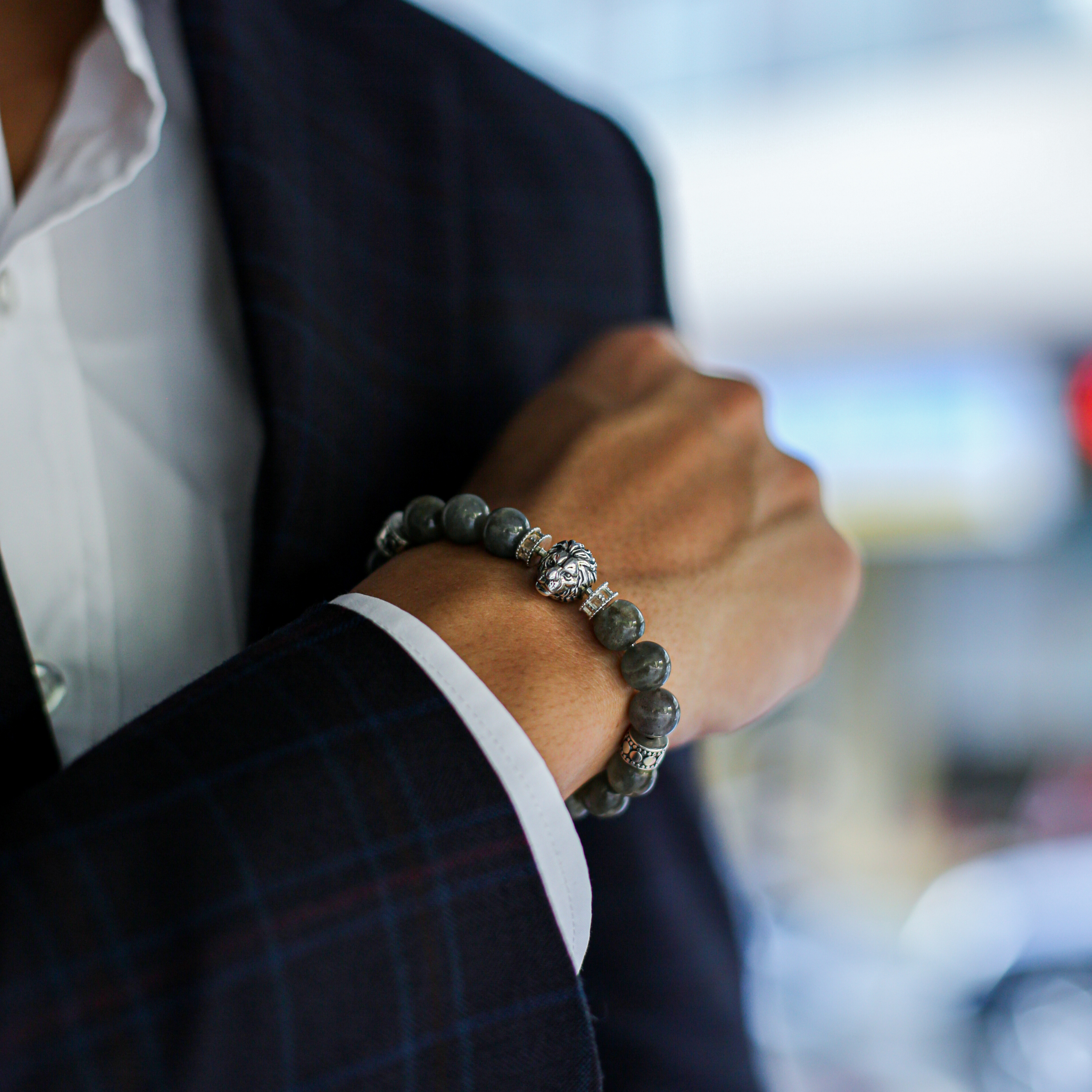 The Azuro gemstone bracelet, with various healing crystals of your choice, will activate different supporting energies and draw out negativity. Wearing the a beaded bracelet would enhance connection to spirit and heighten sensitivity to positive energy.