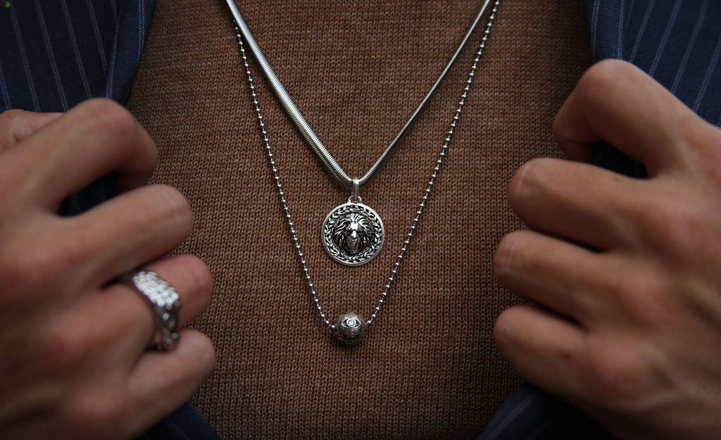 925 sterling silver colour sport shoe pendant necklace personality trendy  original men necklaces pendants charm jewelry fashion - AliExpress