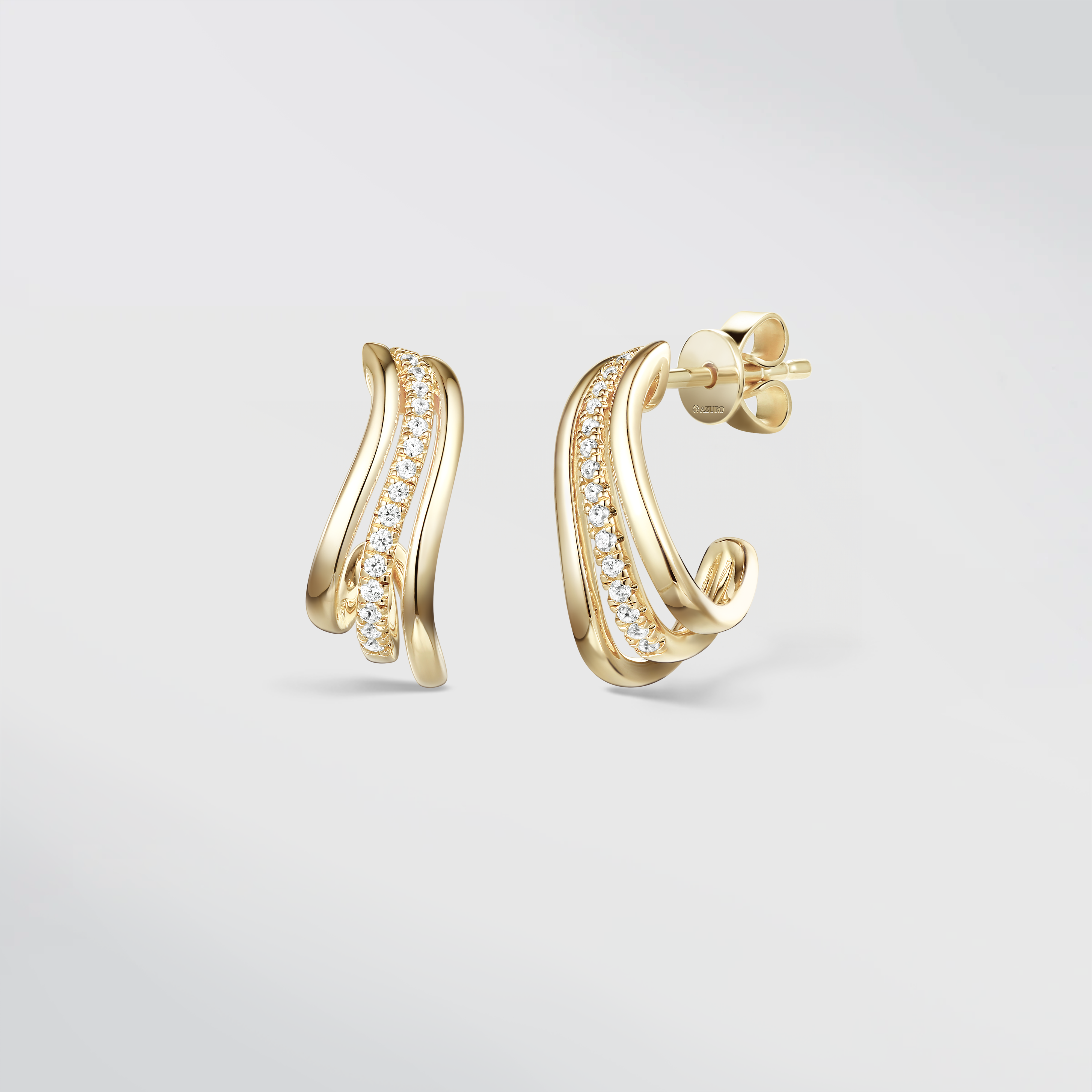 Trio Waves Earrings