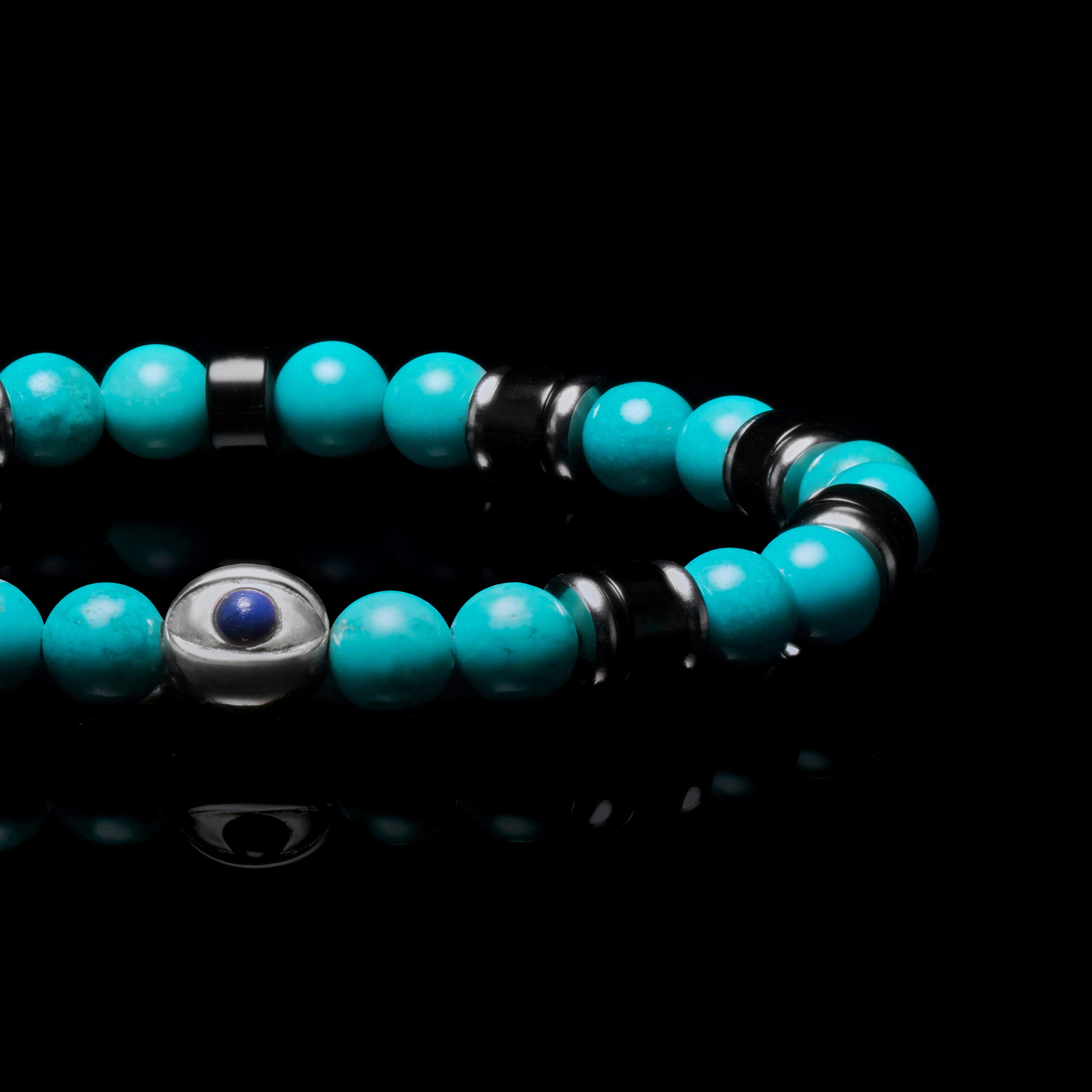 Evil Eye bracelet, Beaded bracelet, turquoise bracelet 