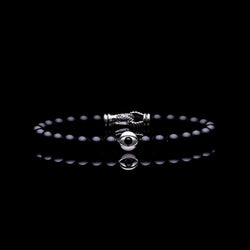 Onyx bracelets, onyx beaded bracelet, Silver beaded bracelet, 925 silver beaded bracelets, mens beaded bracelets,