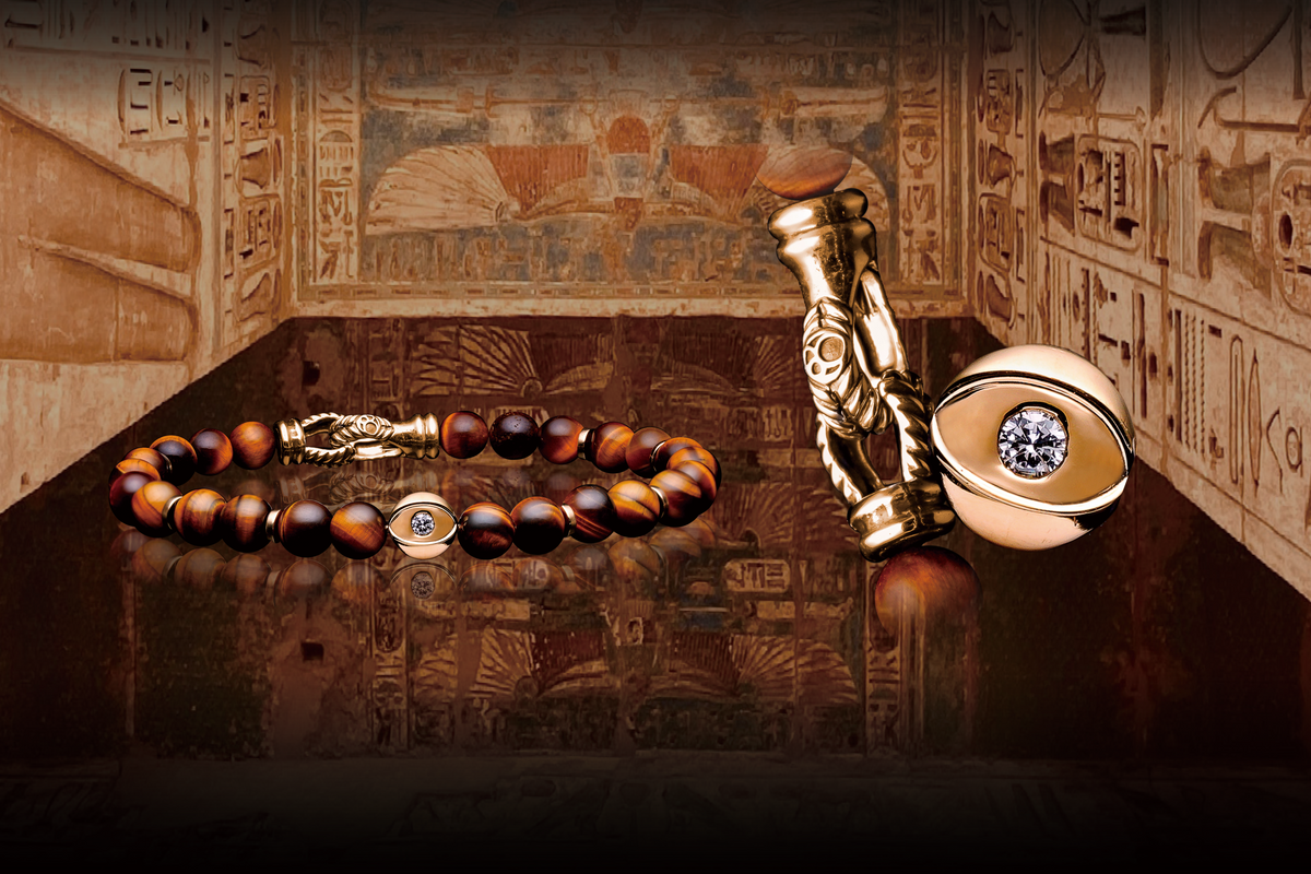 Azuro Republic | Silver & Gold Bracelets | Men's Beaded Bracelets