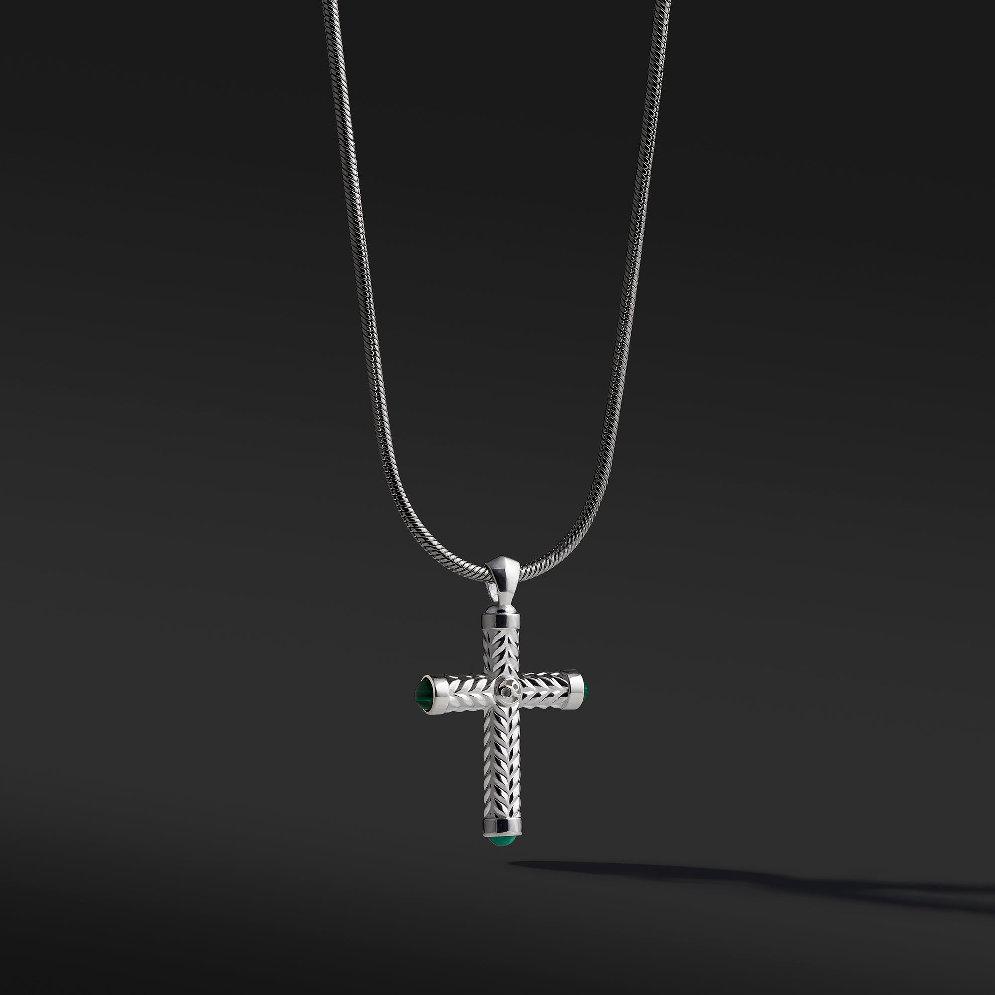 Azuro 925 Silver Cross Necklace | Exquisite Cross Pendant For Men