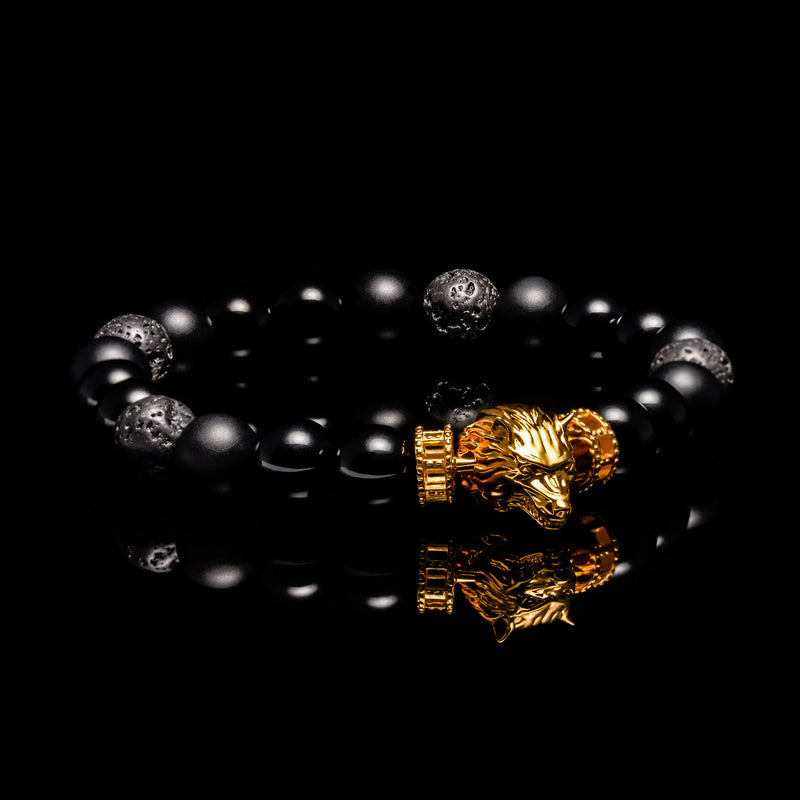 wolf bracelets, gold bracelets for men, wolf pendant, wolf jewelry, silver wolf jewelry, 925 silver beaded bracelet, animal jewelry for men, beaded bracelets for men, mens beaded bracelets 