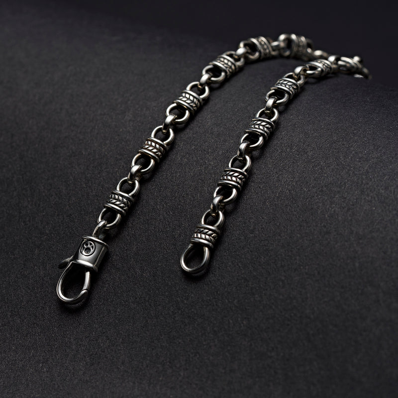 Silver Bracelet Stack - Men's Bracelet Bundle - JAXXON