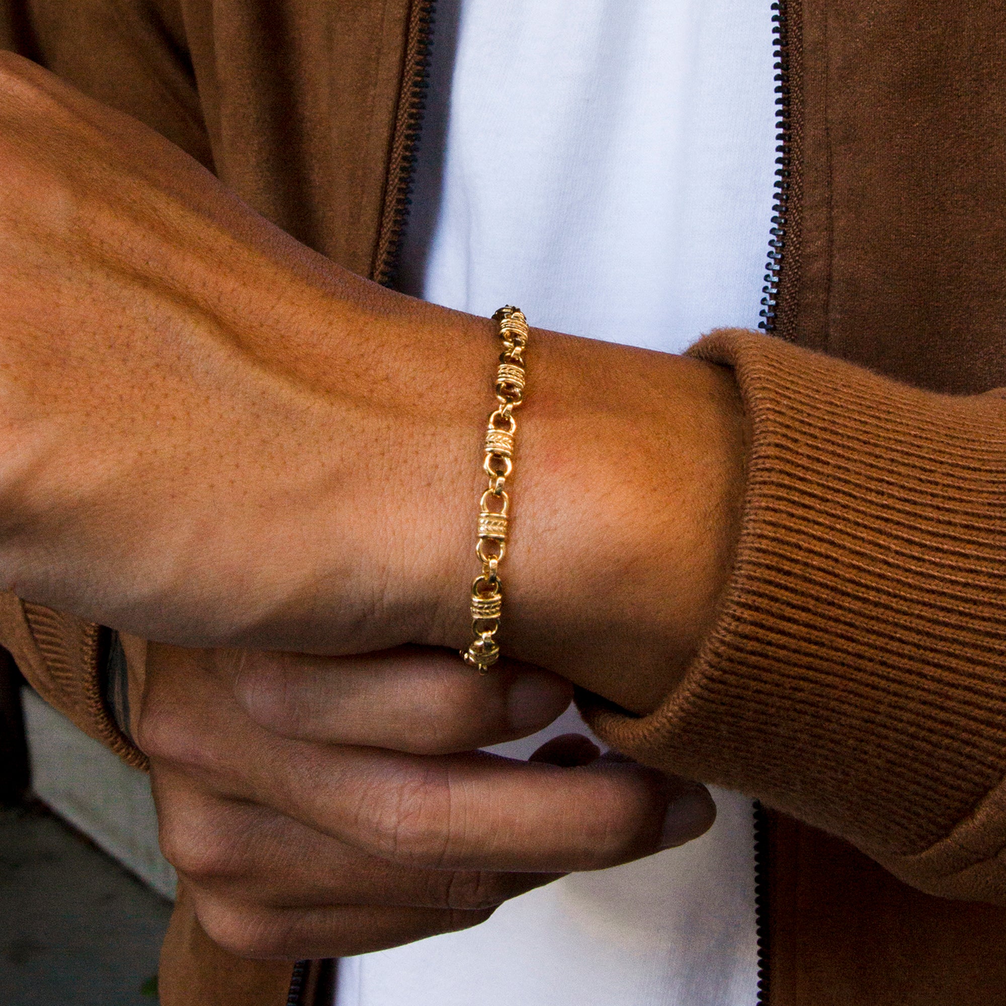 Azuro Chain Bracelet For Men | 18k Gold Chain Bracelet – Azuro 