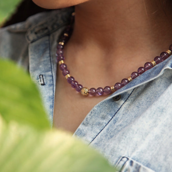 A Crystal necklace has healing properties to release anxiety, attract positivity and foster inner energy. Custom a healing crystal necklace to be your aspiration. Some of the most popular crystal necklaces are amethyst necklaces, gold necklaces, silver necklaces. Shop now and get the Grade AAA crystal necklace today.