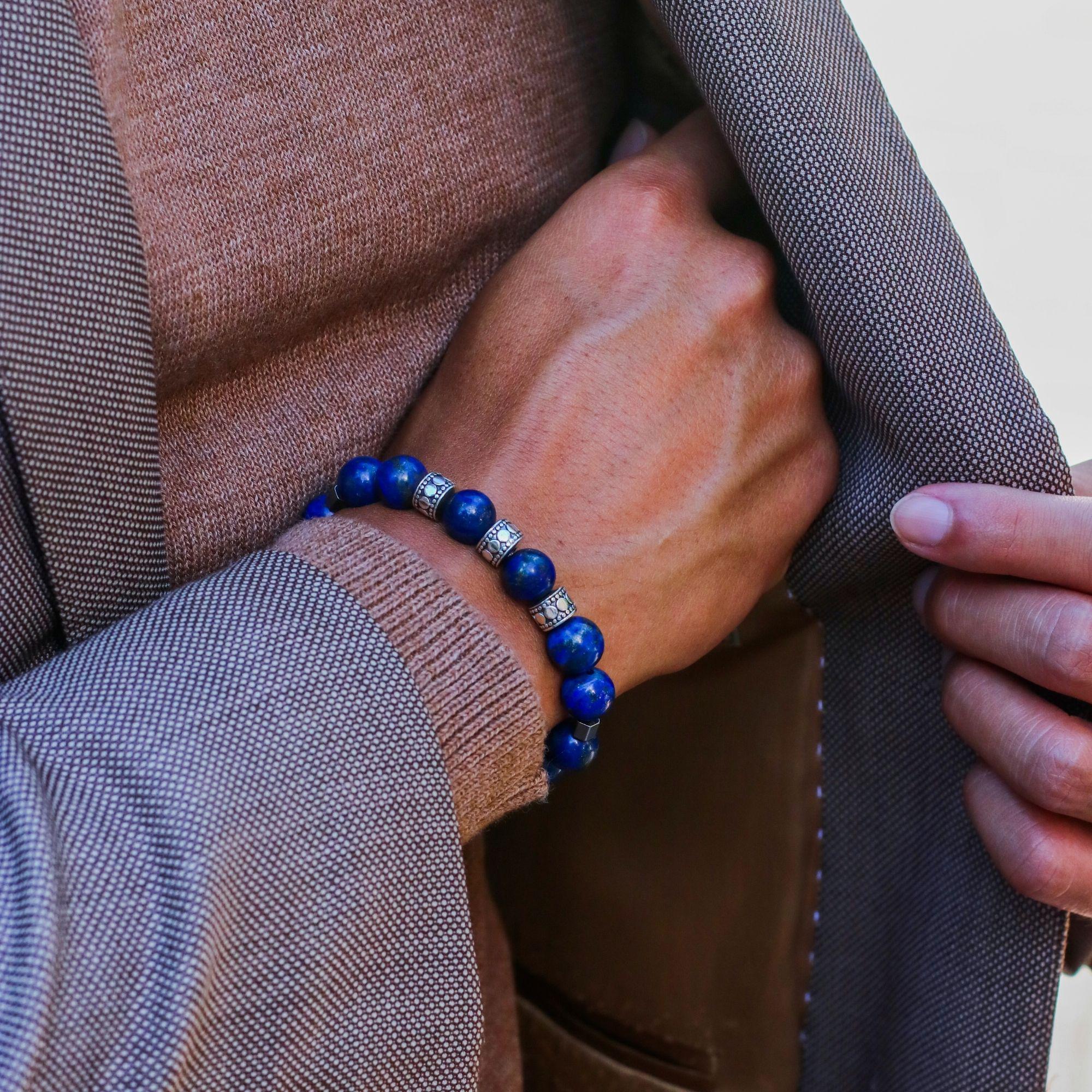 mens stainless steel bracelets, mens silver bracelets, chakra bracelet, chakra stones, throat chakra, lapis lazuli, lapis lazuli jewelry, lapis lazuli bracelets, men stone bracelet, men bracelet, bracelet for men, mens bead bracelet, men's accessories, beaded bracelets for men, mens beaded bracelets, silver bracelet, male bracelets, bracelet men, mens jewelry bracelet, handmade mens bracelets, men wear bracelet