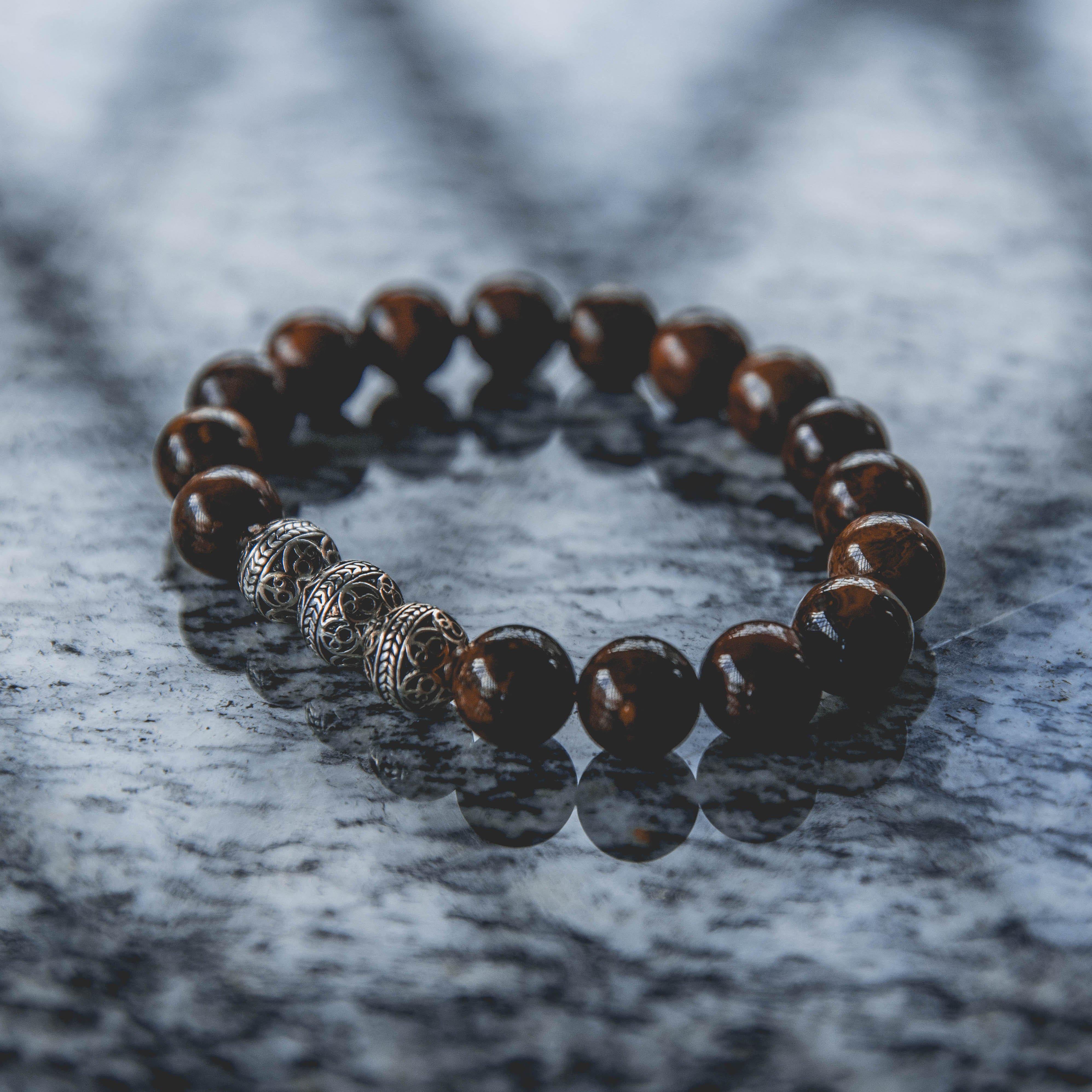 bronzite, bronzite meaning, bronzite healing properties, bronzite stone, men accessories, must have accessories, beaded bracelets, men beaded bracelets, man bead bracelet, enamel jewelry, enamel bracelet, enameled charms, enamel jewelry making, custom enamel charms, sterling silver bracelets, sterling silver 