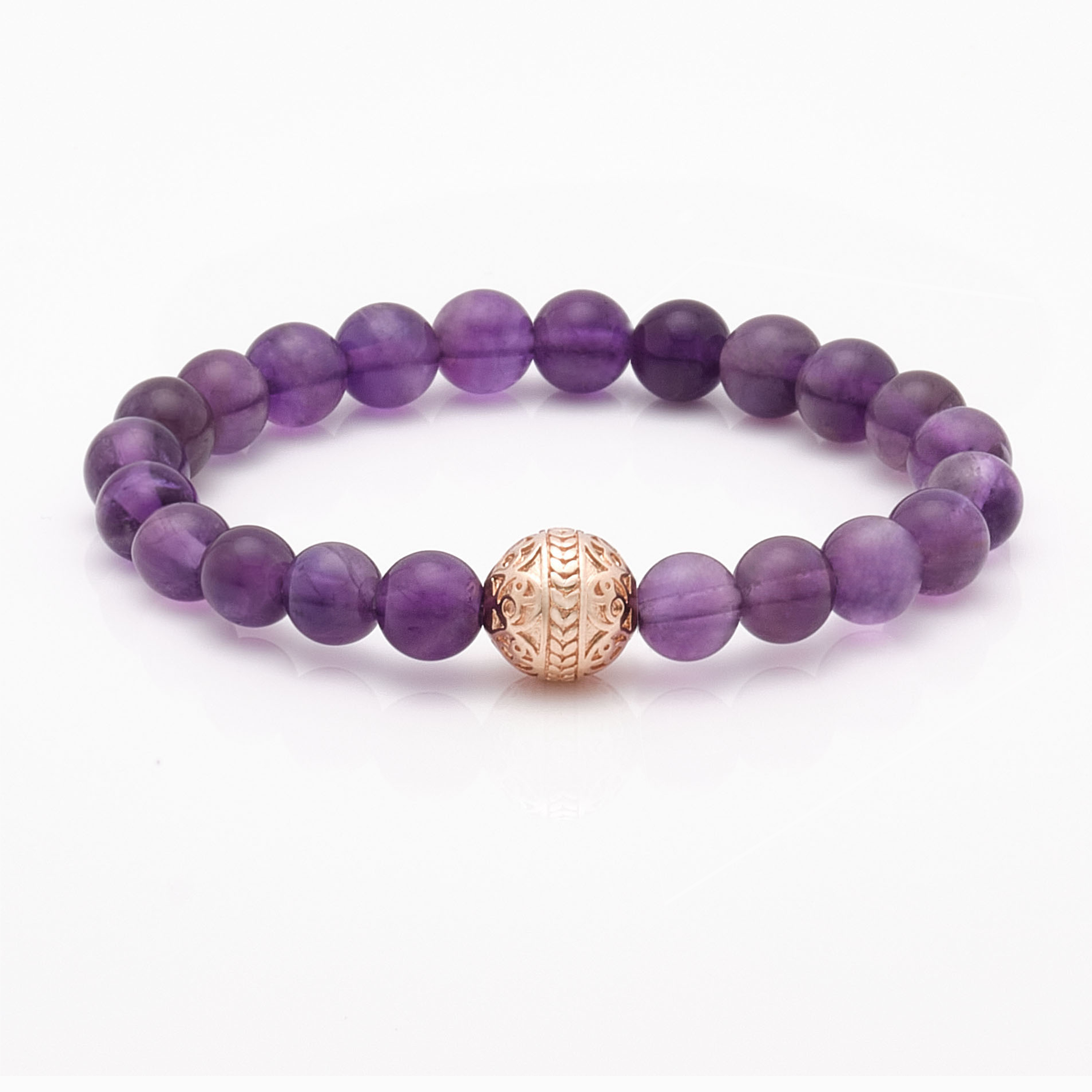 Women's beaded bracelets, Rose gold amethyst bracelet, gemstone bracelet,  adjustable bracelet, custom bracelet, personalized braceletswomen's gold bracelets, jewlery for women, women's crystal bracelets, healing crystals bracelets for women, women jewelry 