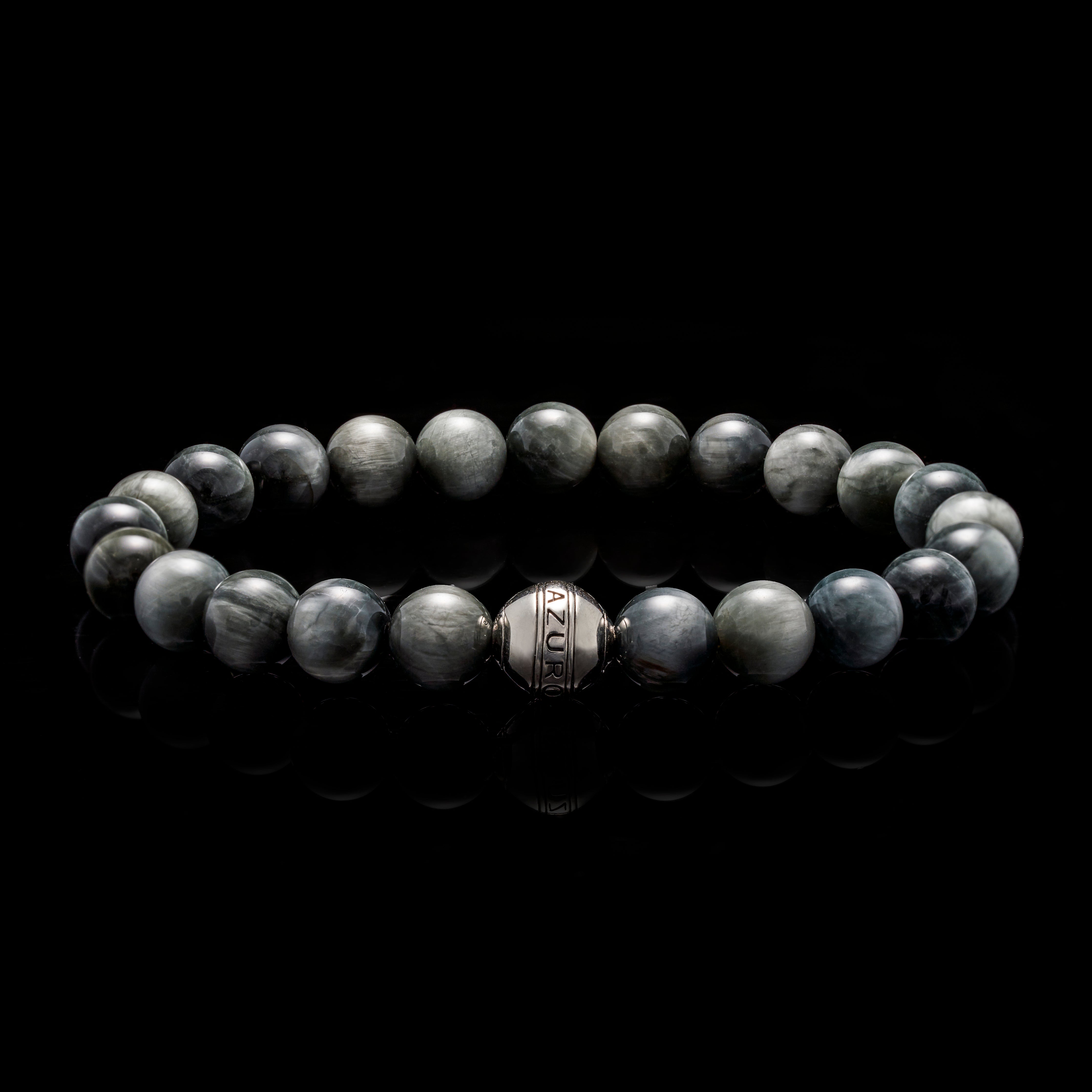 Hawk eye beaded bracelets, eagle eye beaded bracelets, beaded bracelets for men, hawk eye bracelets for men, eagle eye silver bracelets. 