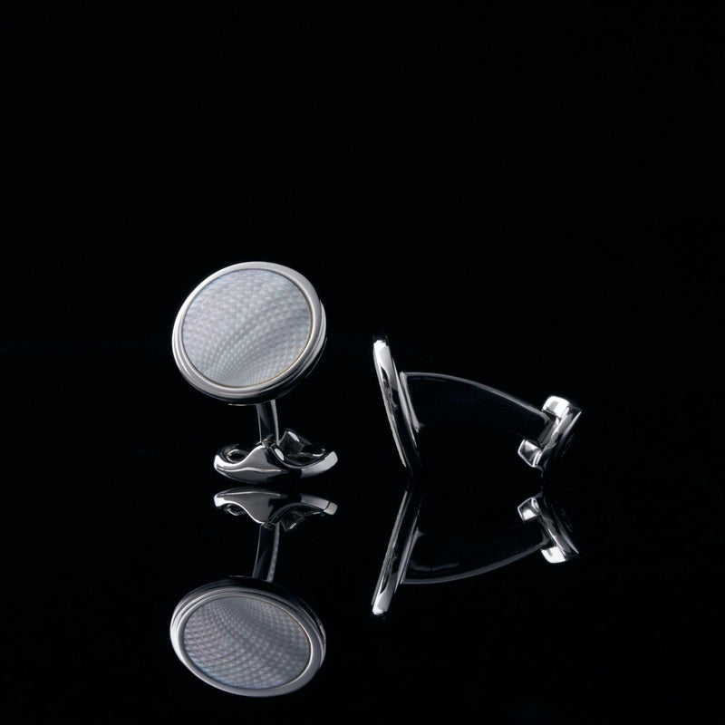 mens sterling silver cufflink designed by Azuro Republic, select suit cufflinks for men with gemstone men accessories