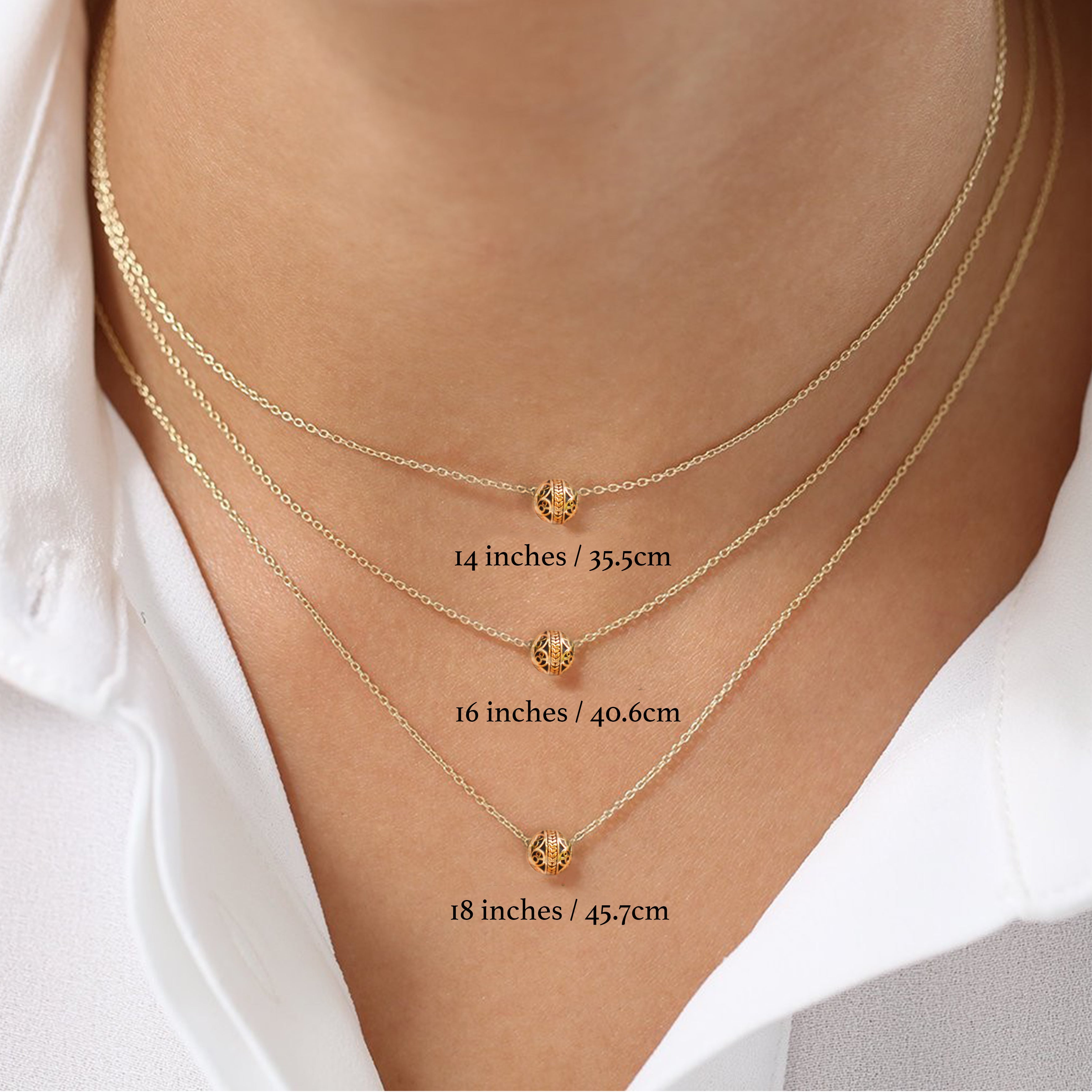 Classic high quality rose gold necklace