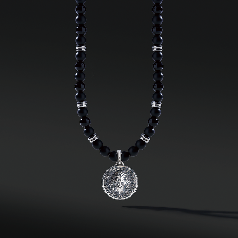 Pitcairn Island Black Obsidian Handmade Netted Necklace - Leather Thon –  Pitkern Island Artisan Gallery