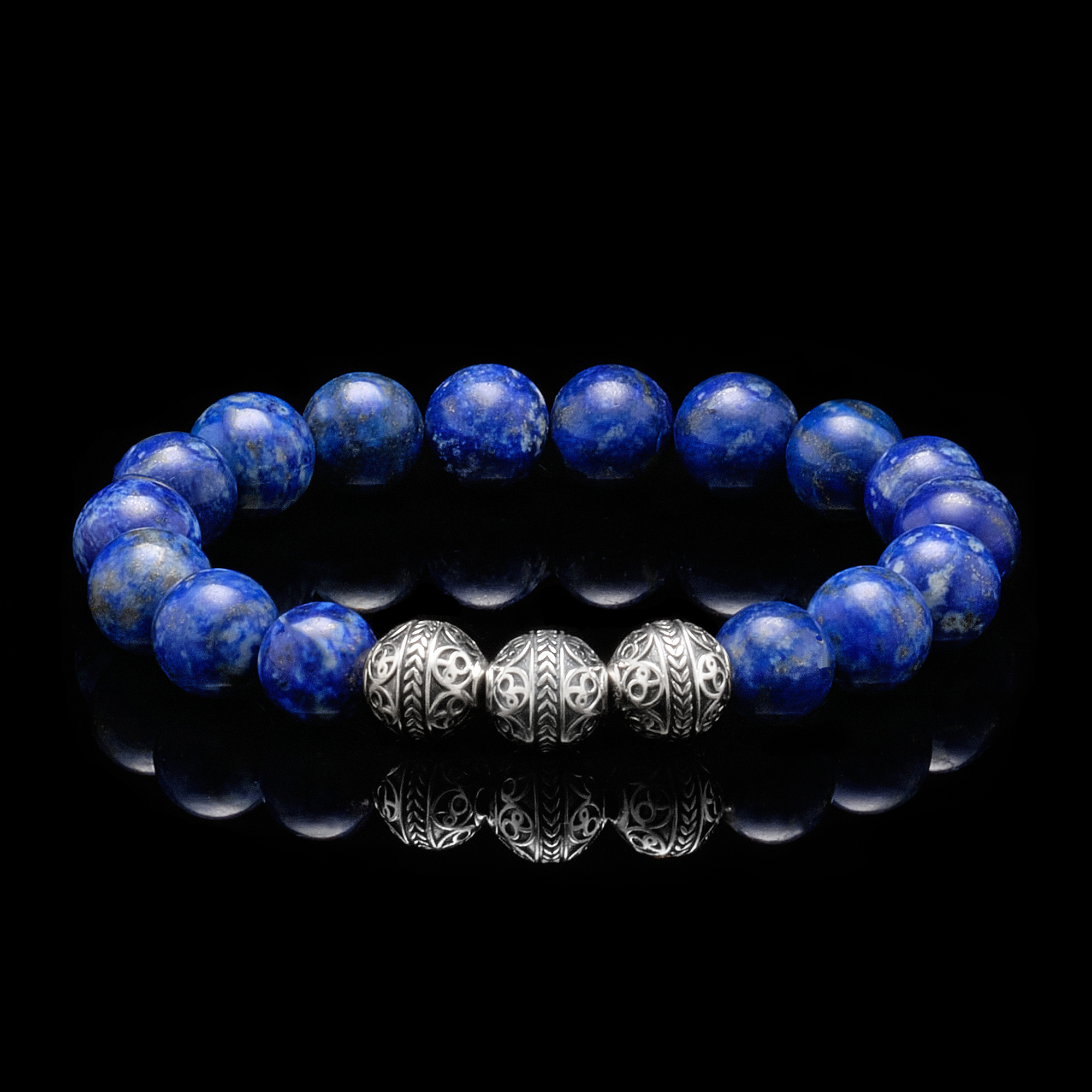 Buy Lapis Lazuli Silver Bracelet Online at Jayporecom
